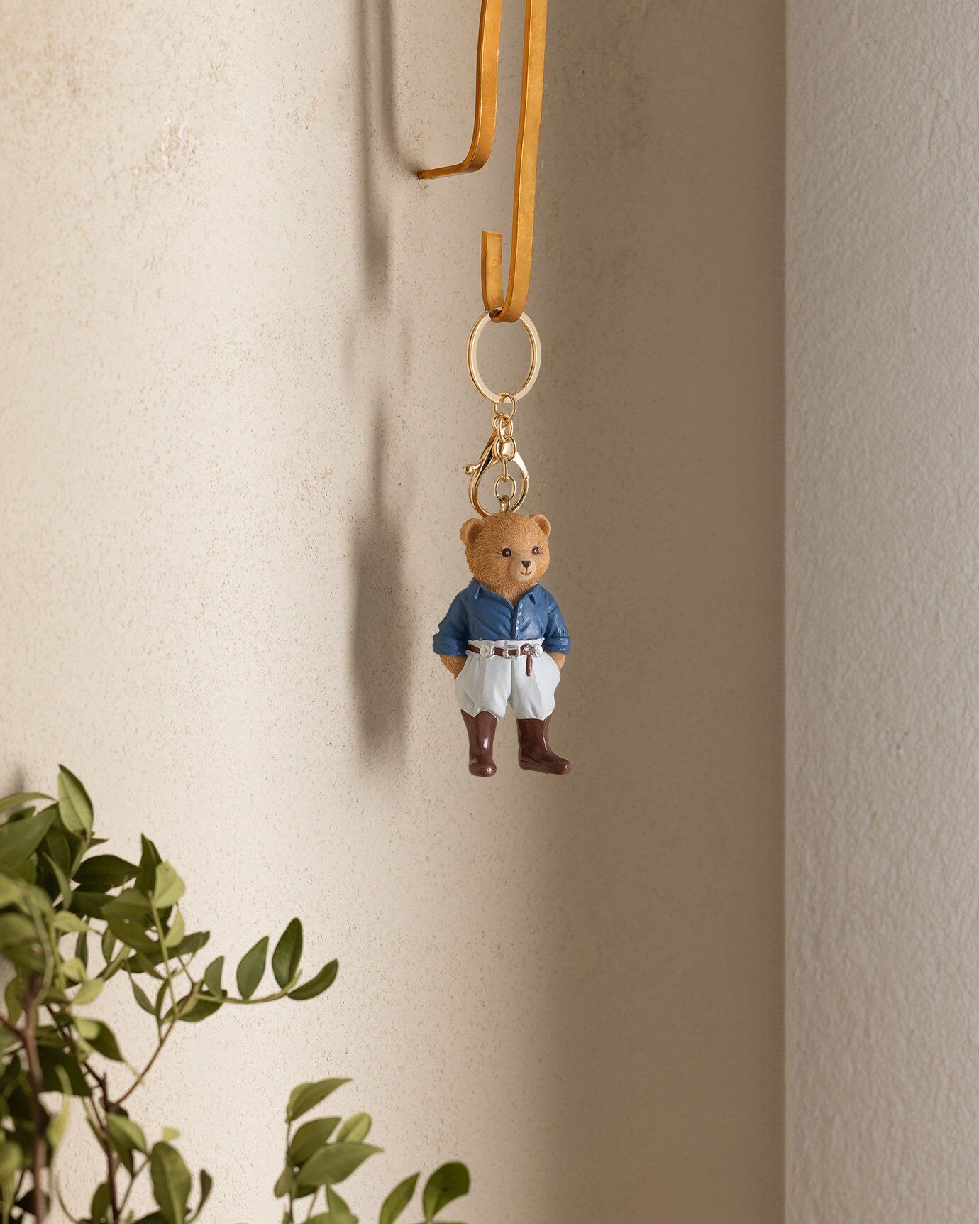 Emma Bear Keychain - Navy Blue/Grey Price and Details | Madame Coco