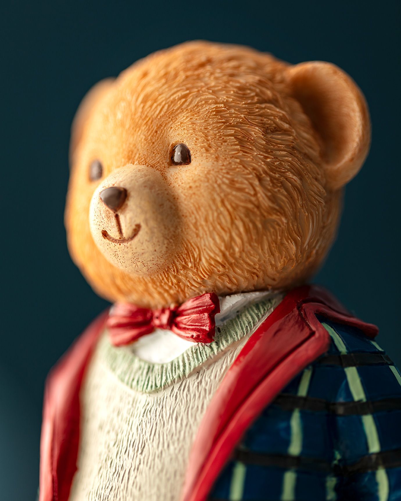 Figurine Ancienne Madame Ours En PVC Plastique - Non Identifiée - Occasion