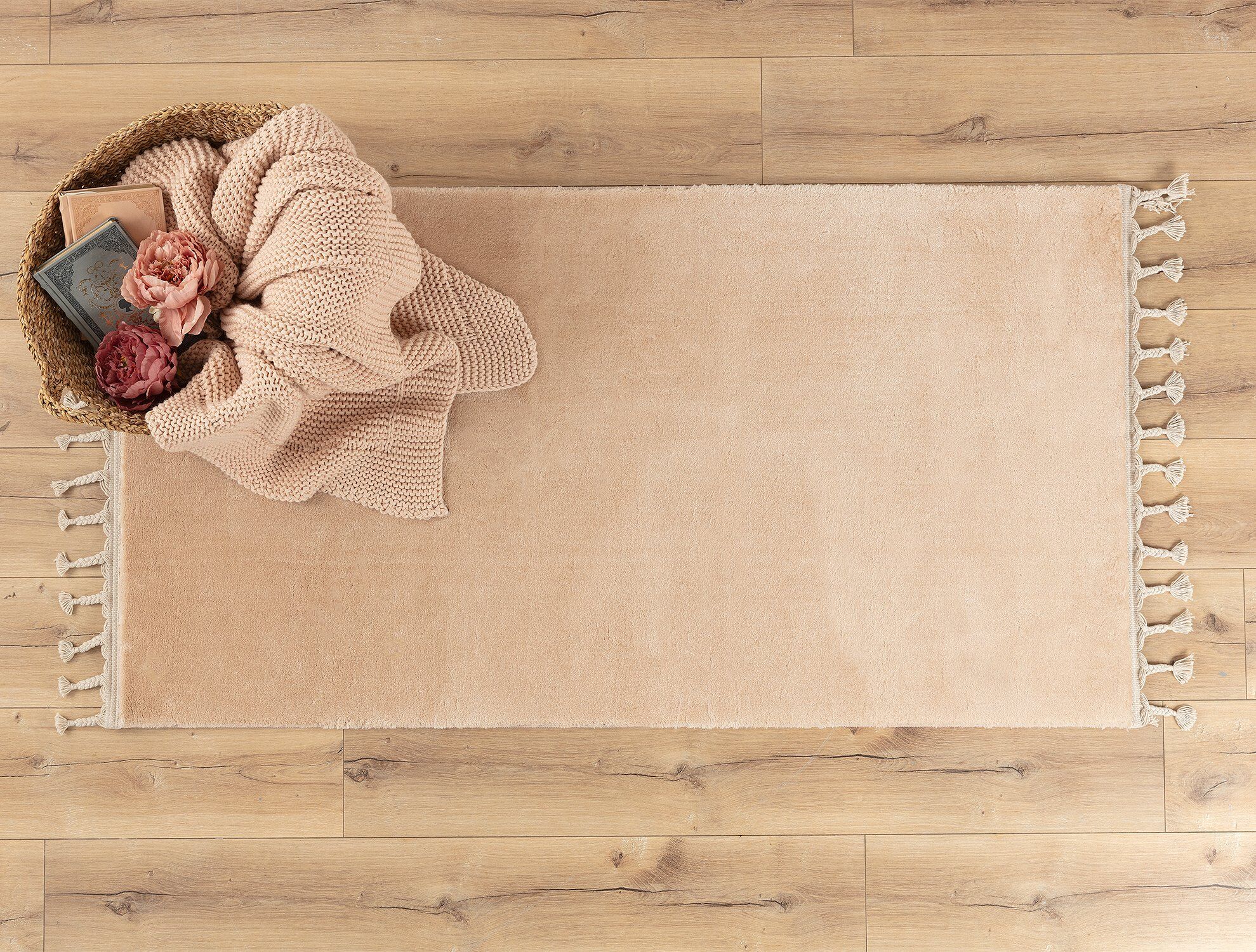 Carol Fringed Carpet - Mink - 80x150 cm Price and Details | Madame