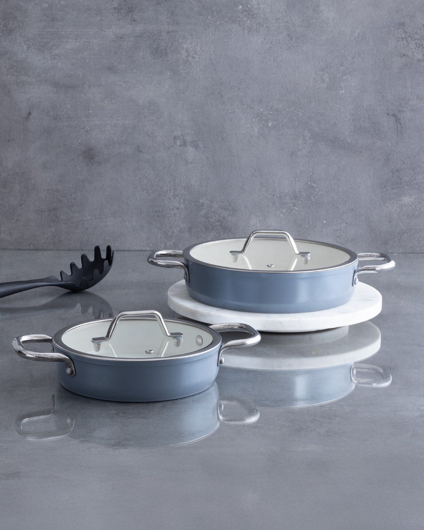 Droit 4 Piece Shallow Pan Set Price and Details | Madame Coco