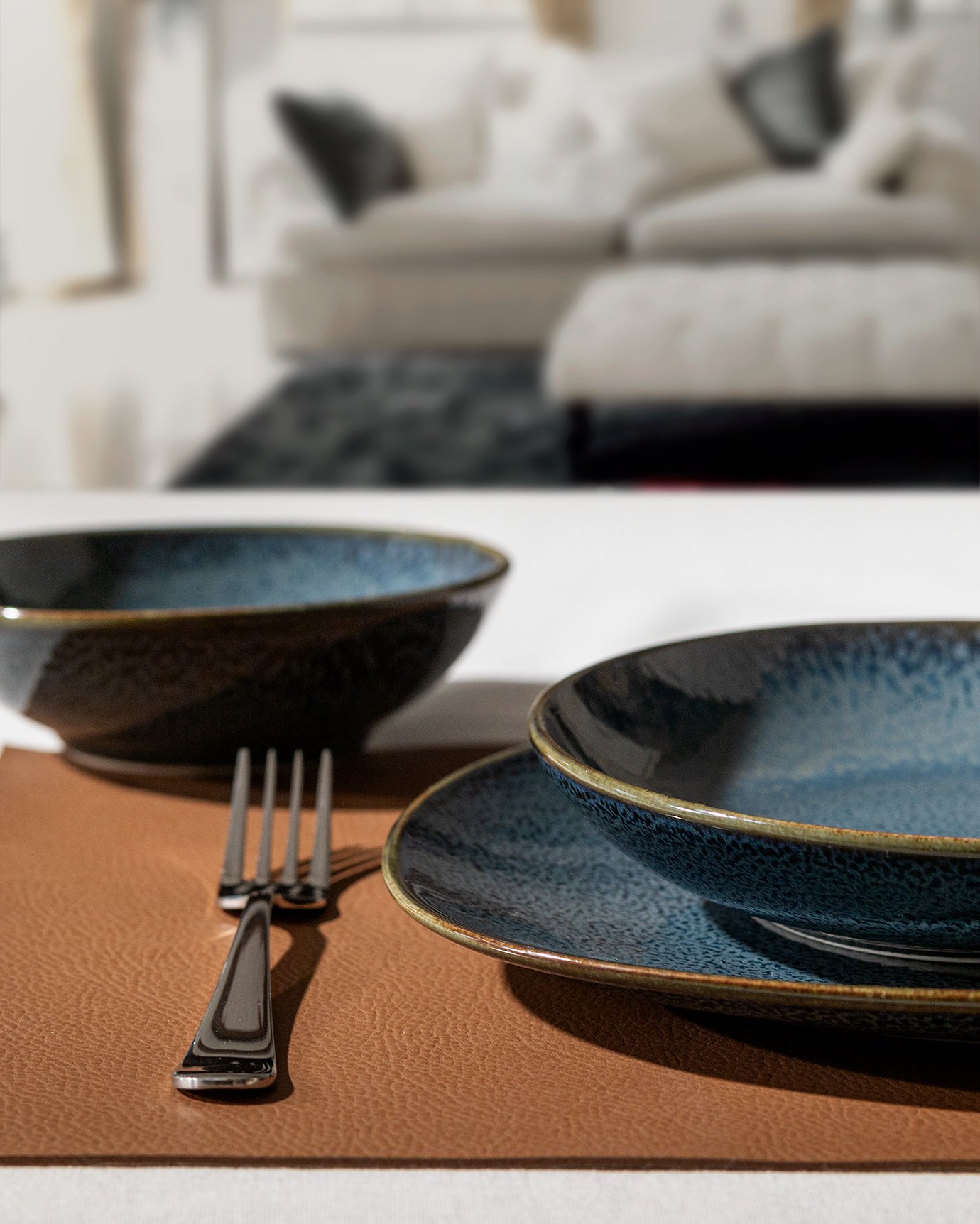 Charlotte 24 Piece Dinner Set for 6 Persons - Indigo Price and