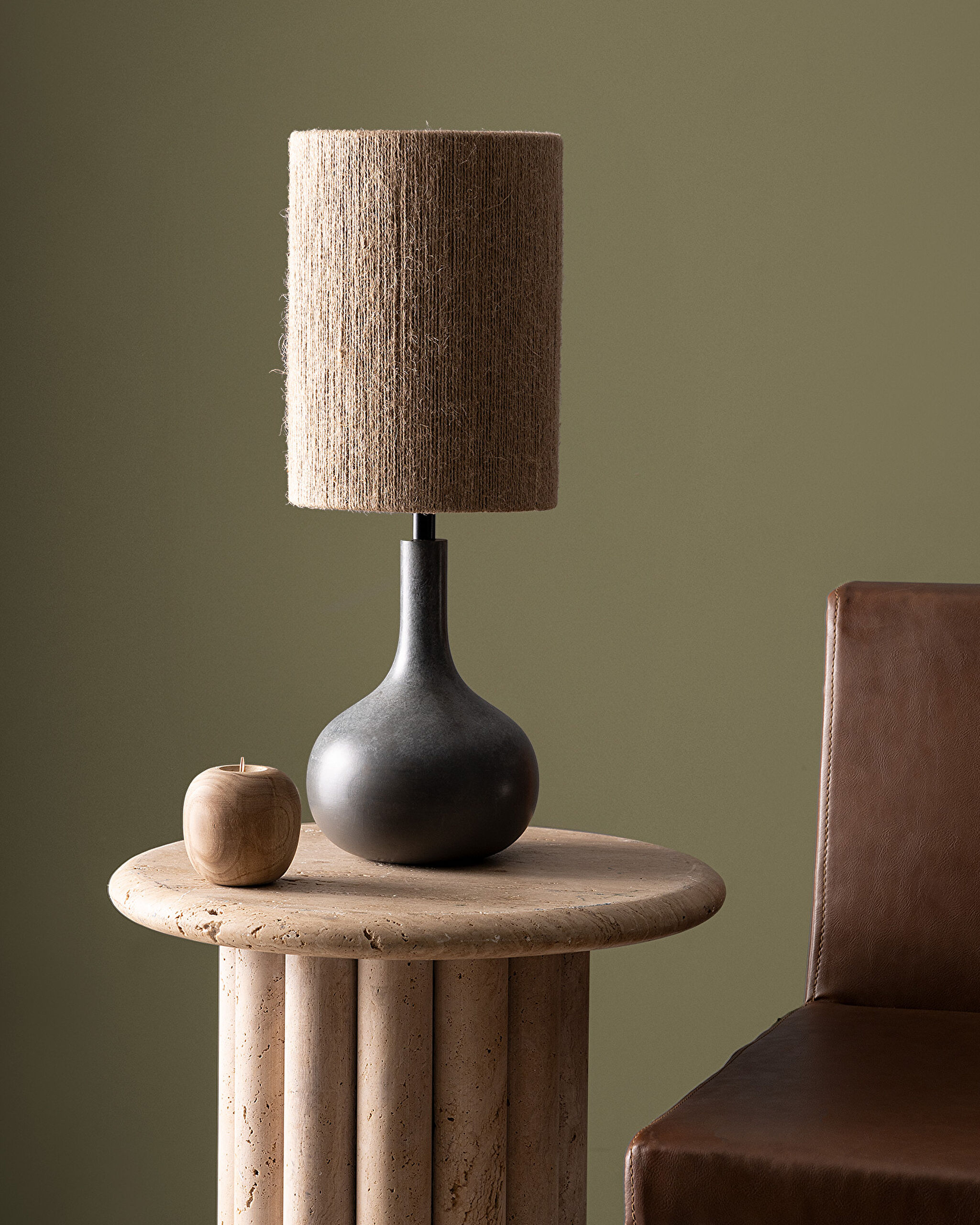 Catherine Lampshade - 48 cm - Natural/Cream - 1