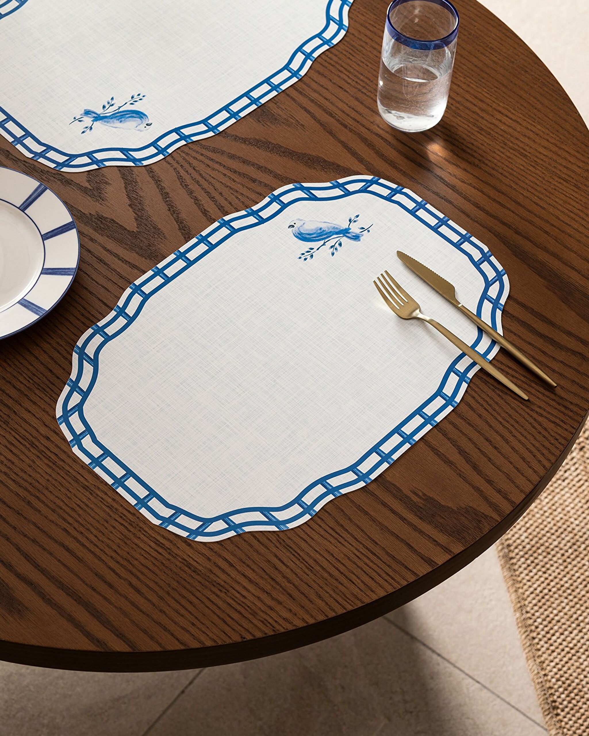 مفرش طاولة دافين 4 قطع - 0