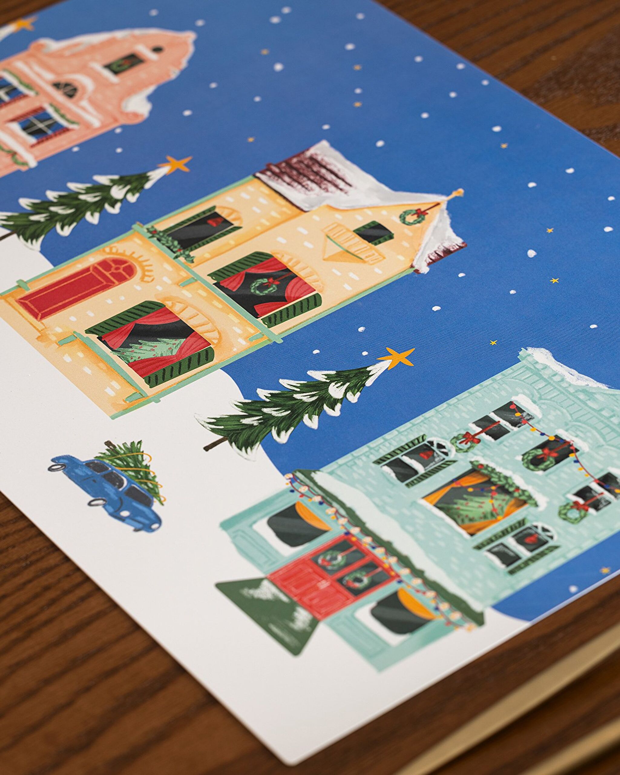 مفرش طاولة ريف كارول 4 قطع - 1