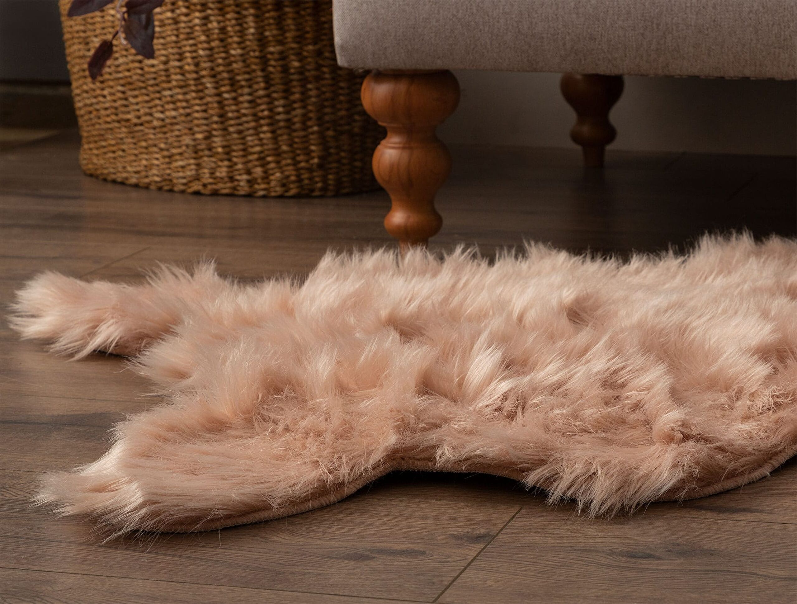 Leila Sheepskin - Powder - 60x90 cm - 2