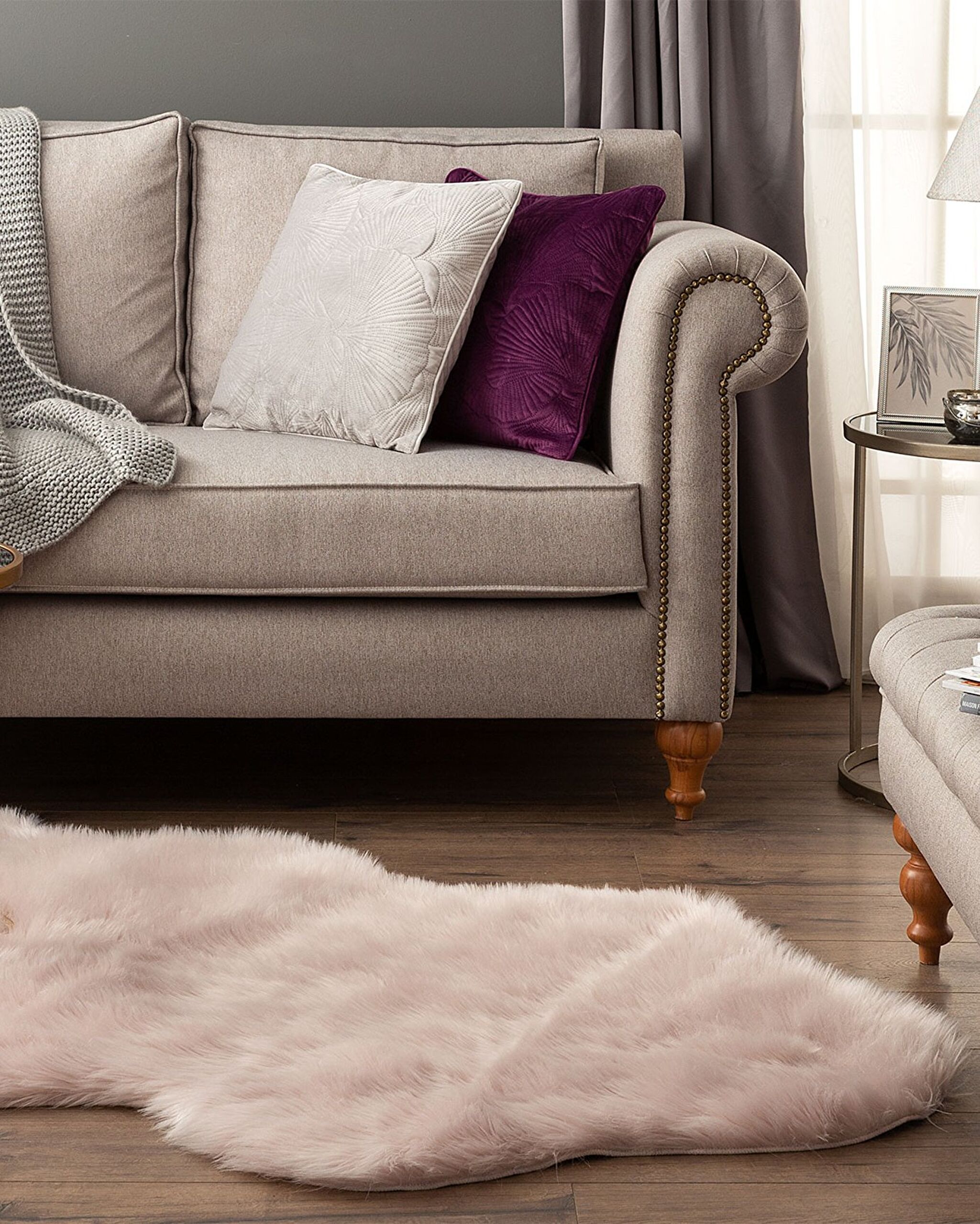 Leila Sheepskin - Plum - 90x150 cm - 0