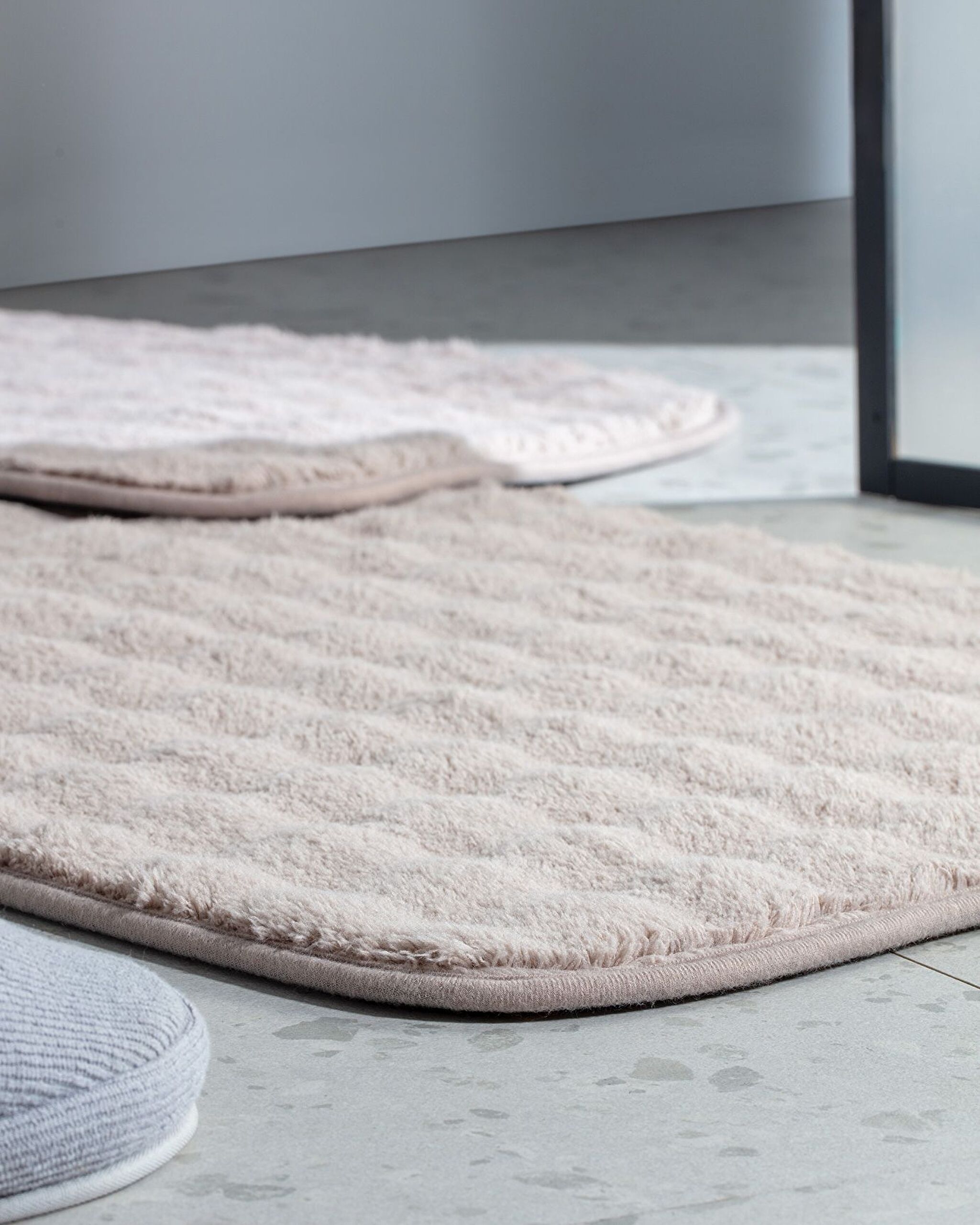 Reflet Bubble 2-teilige Badematte - Stein - 1