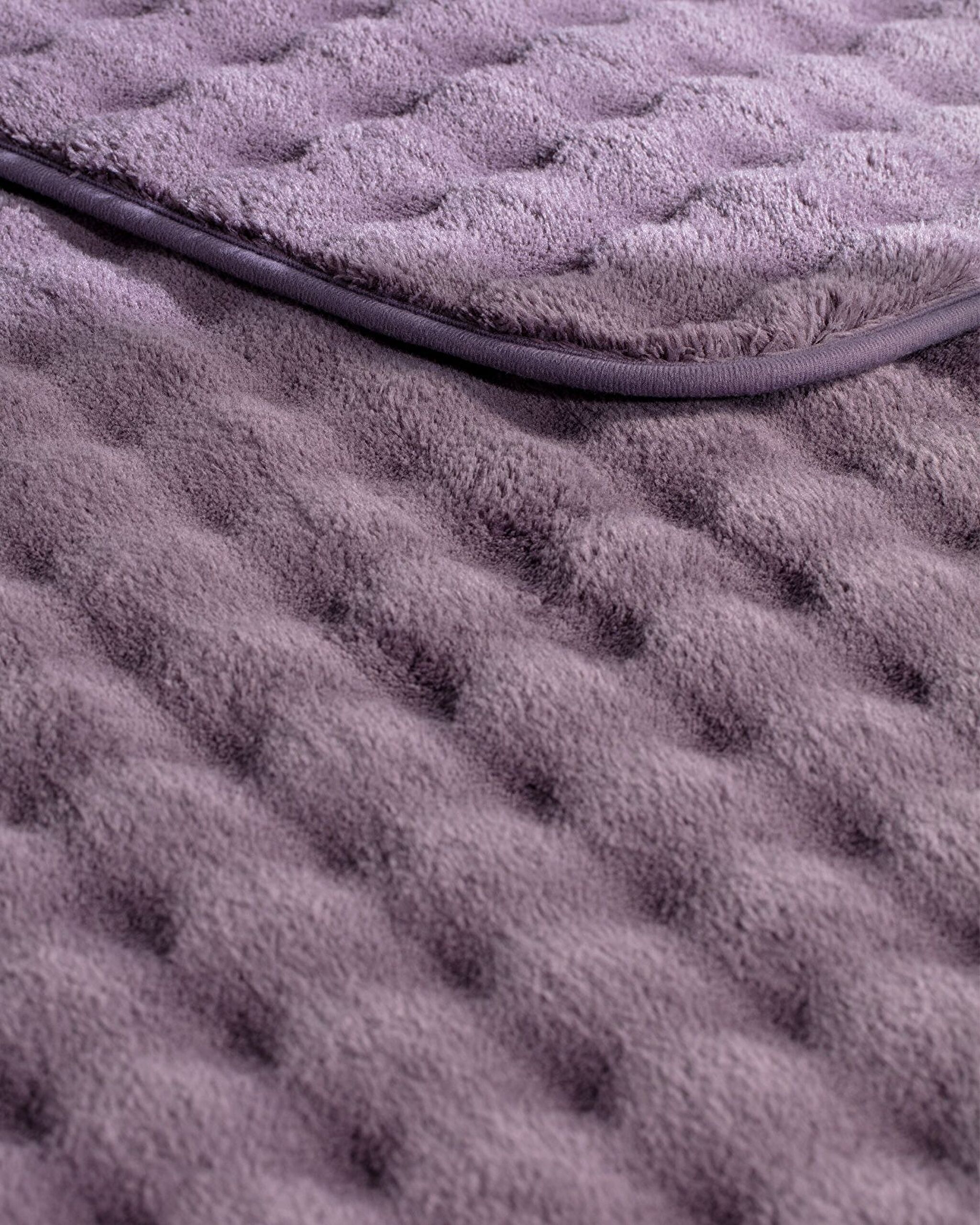 Reflet Bubble 2-Piece Bath Mat - Dark Plum - 2