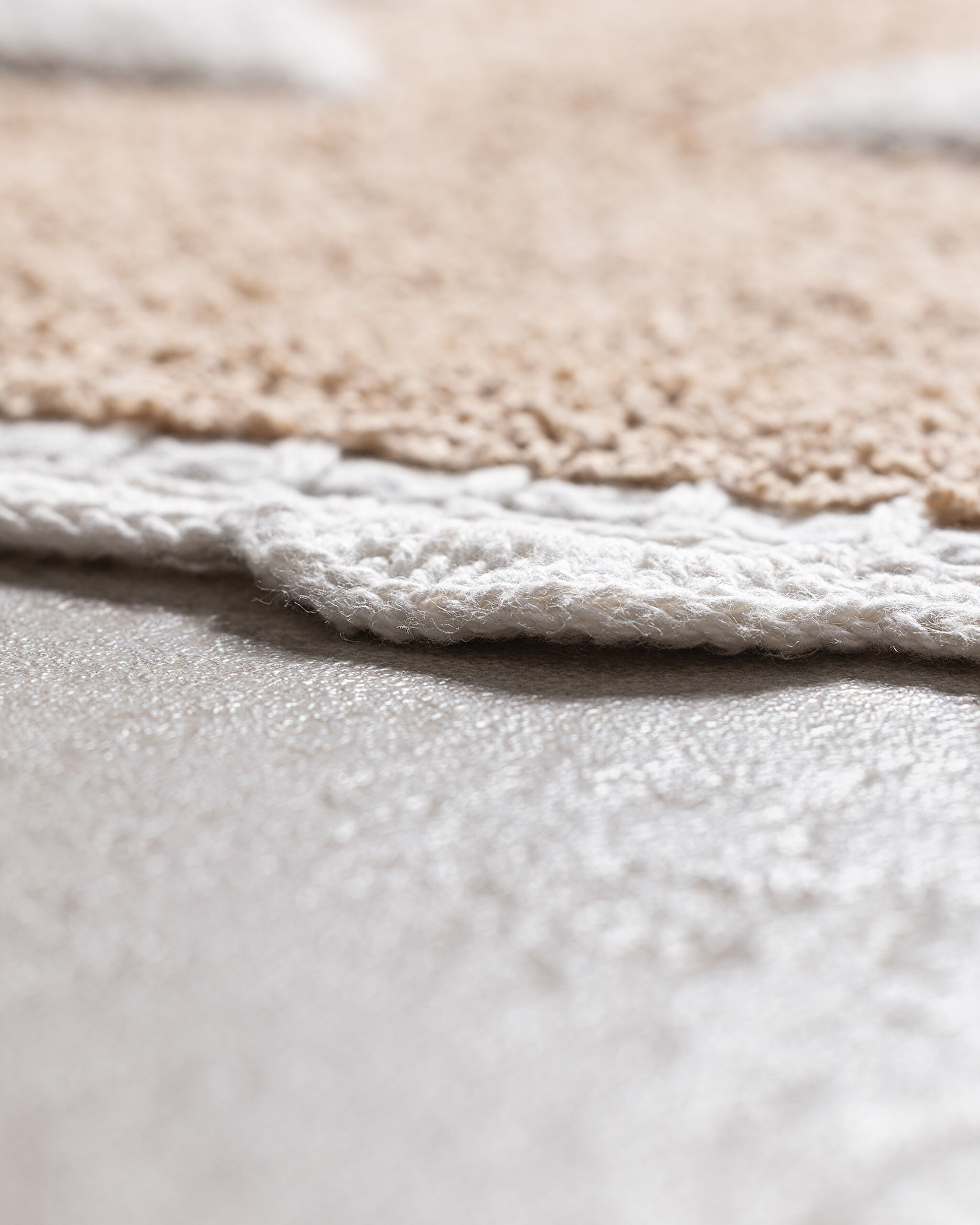 Lumièrematin Bath Mat - White/Beige - 50x80 cm - 4