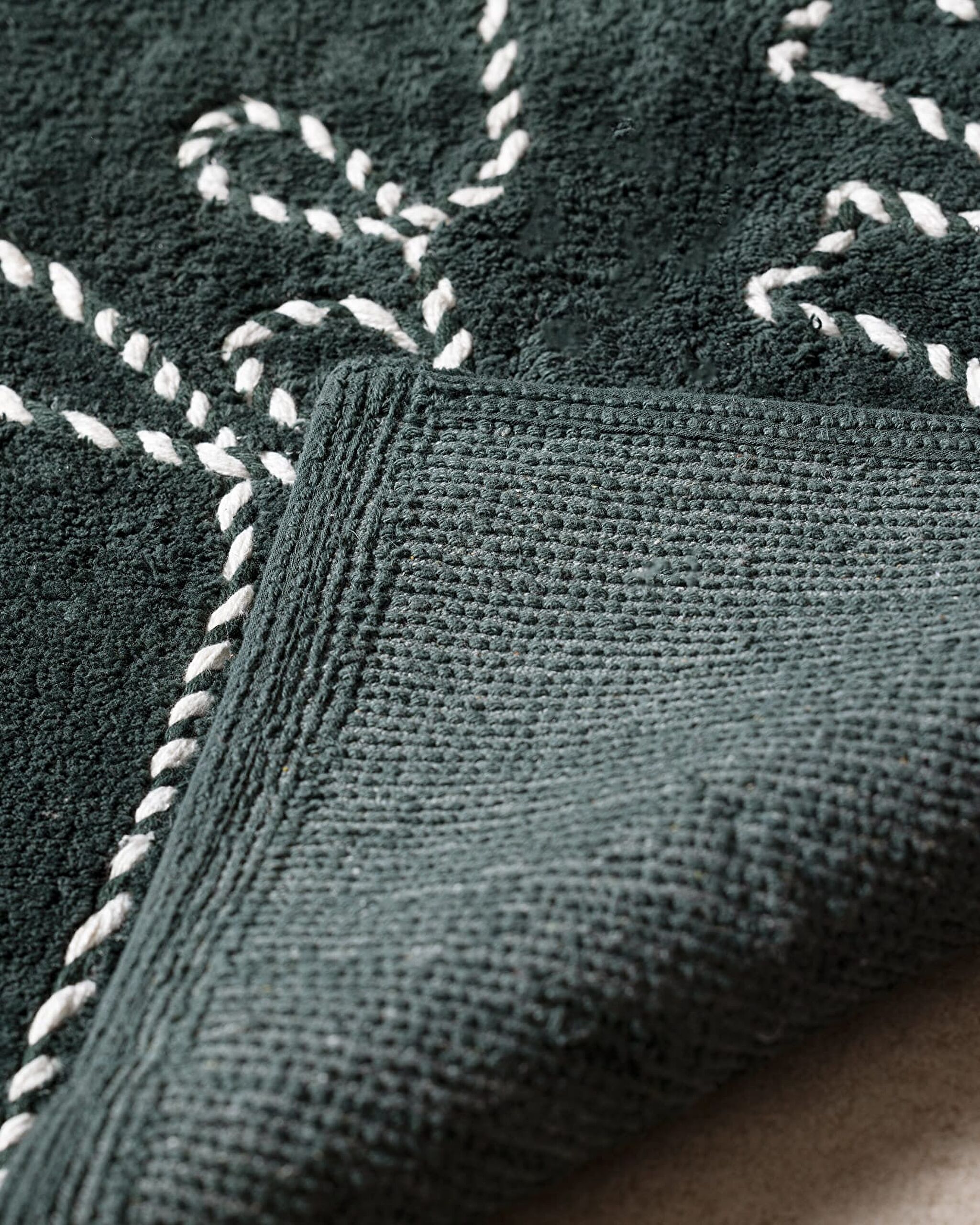 Espritmer Bath Mat - Green/White - 50x80 cm - 3