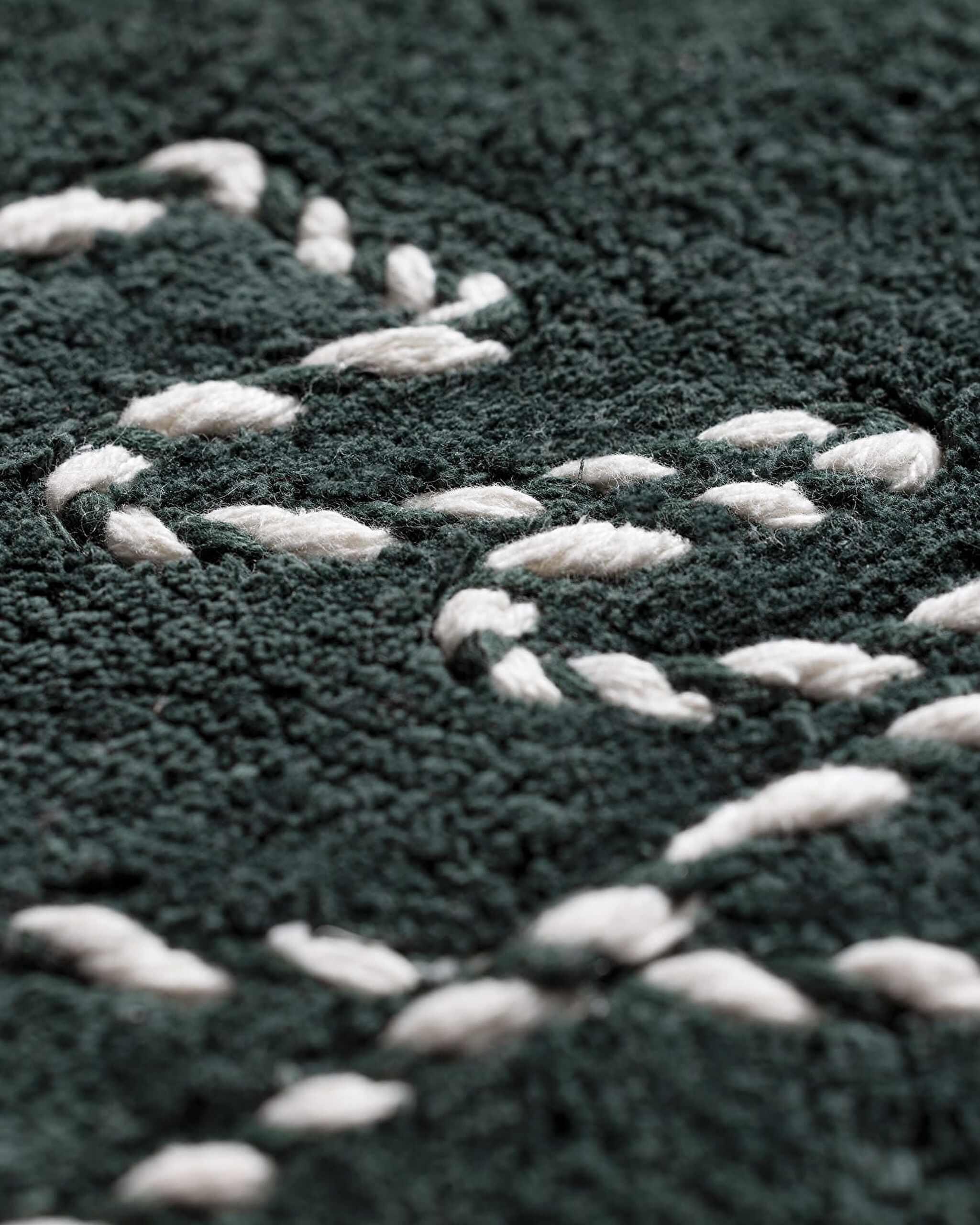 Espritmer Bath Mat - Green/White - 50x80 cm - 5