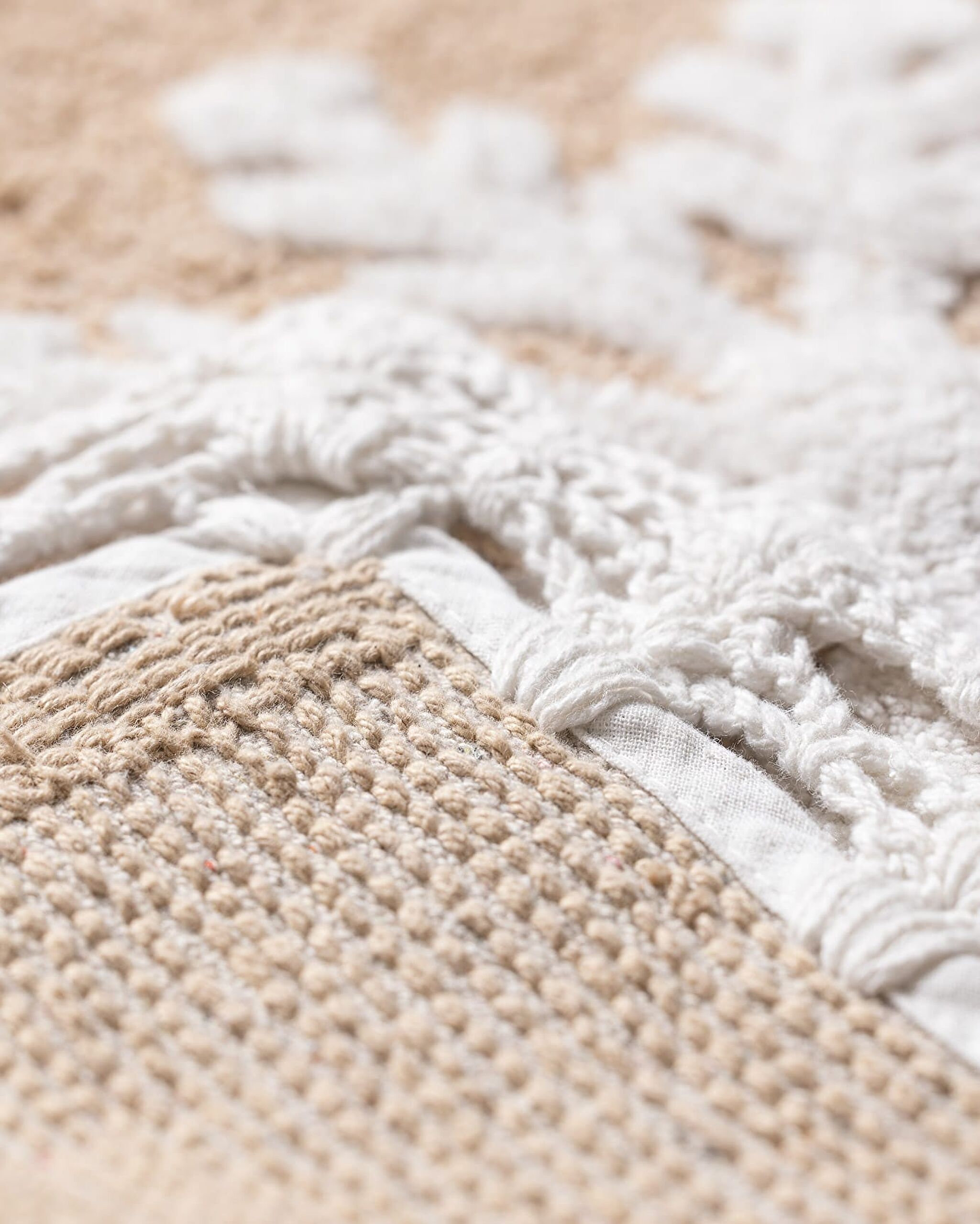 Rosévie Bath Mat - White/Beige - 50x80 cm - 3