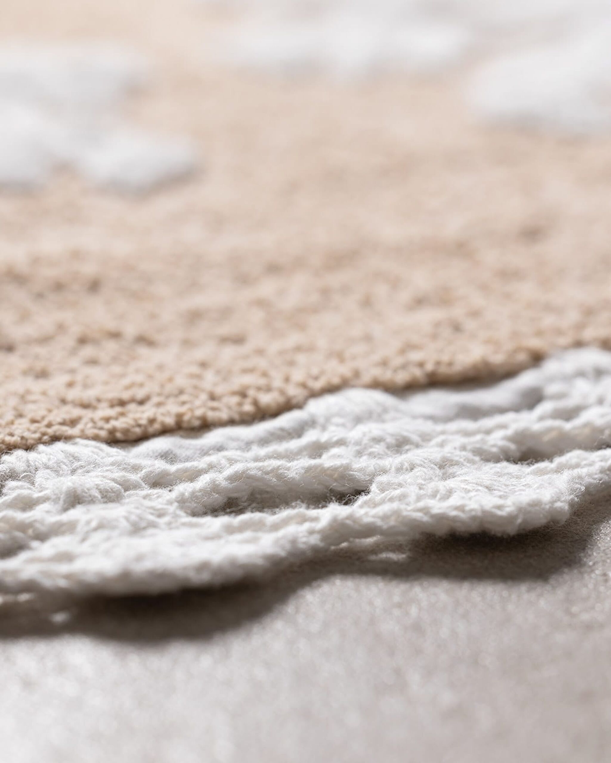Rosévie Bath Mat - White/Beige - 50x80 cm - 4