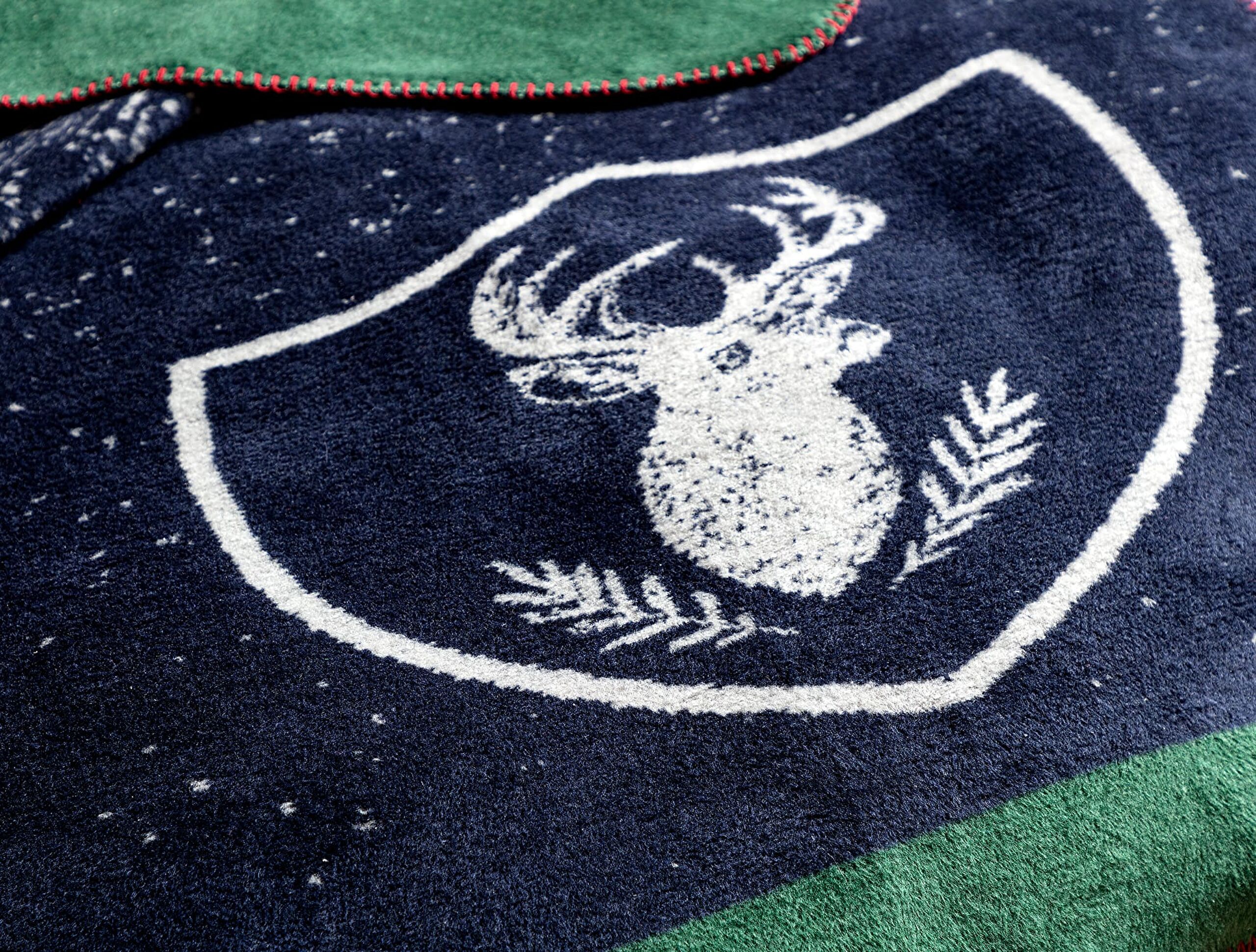 Neblige Baumwoll-Jacquard-Decke - 5