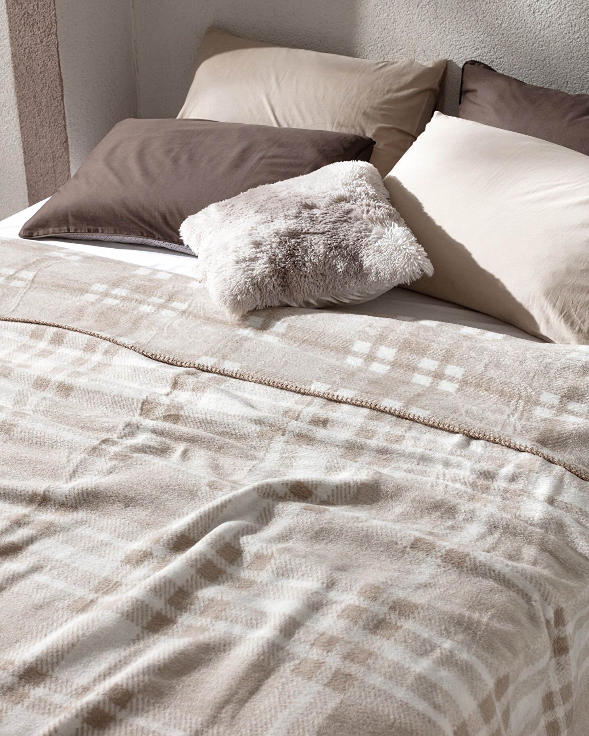 ⁠ Βαμβακερή Κουβέρτα Cluny Jacquard_3}