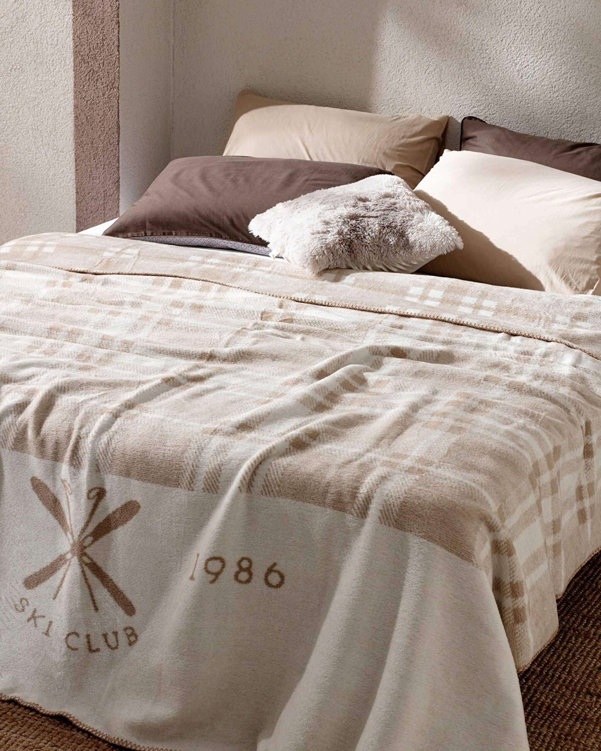 ⁠ Βαμβακερή Κουβέρτα Cluny Jacquard_2}