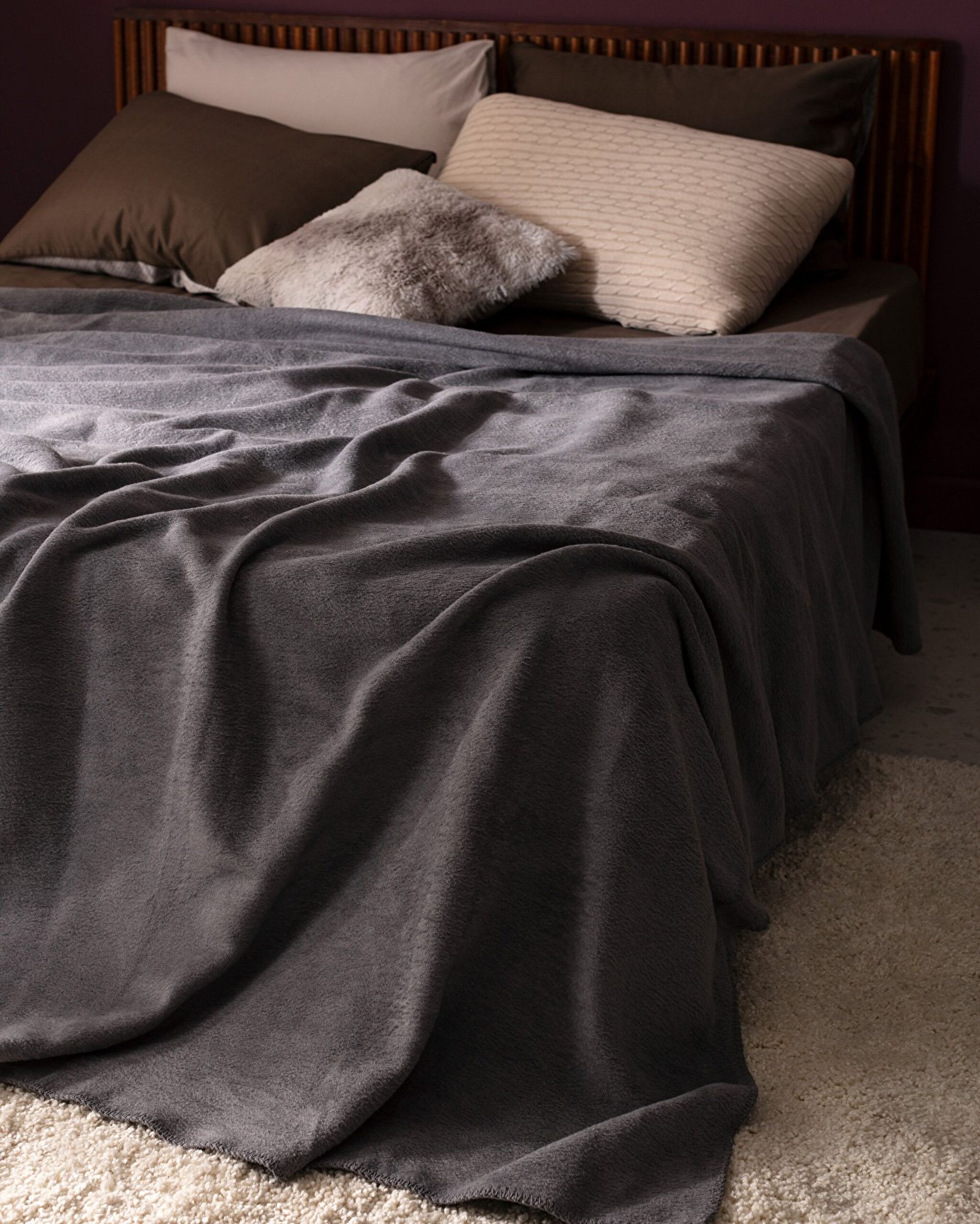 ⁠ Βαμβακερή Κουβέρτα Plain Jacquard_1}