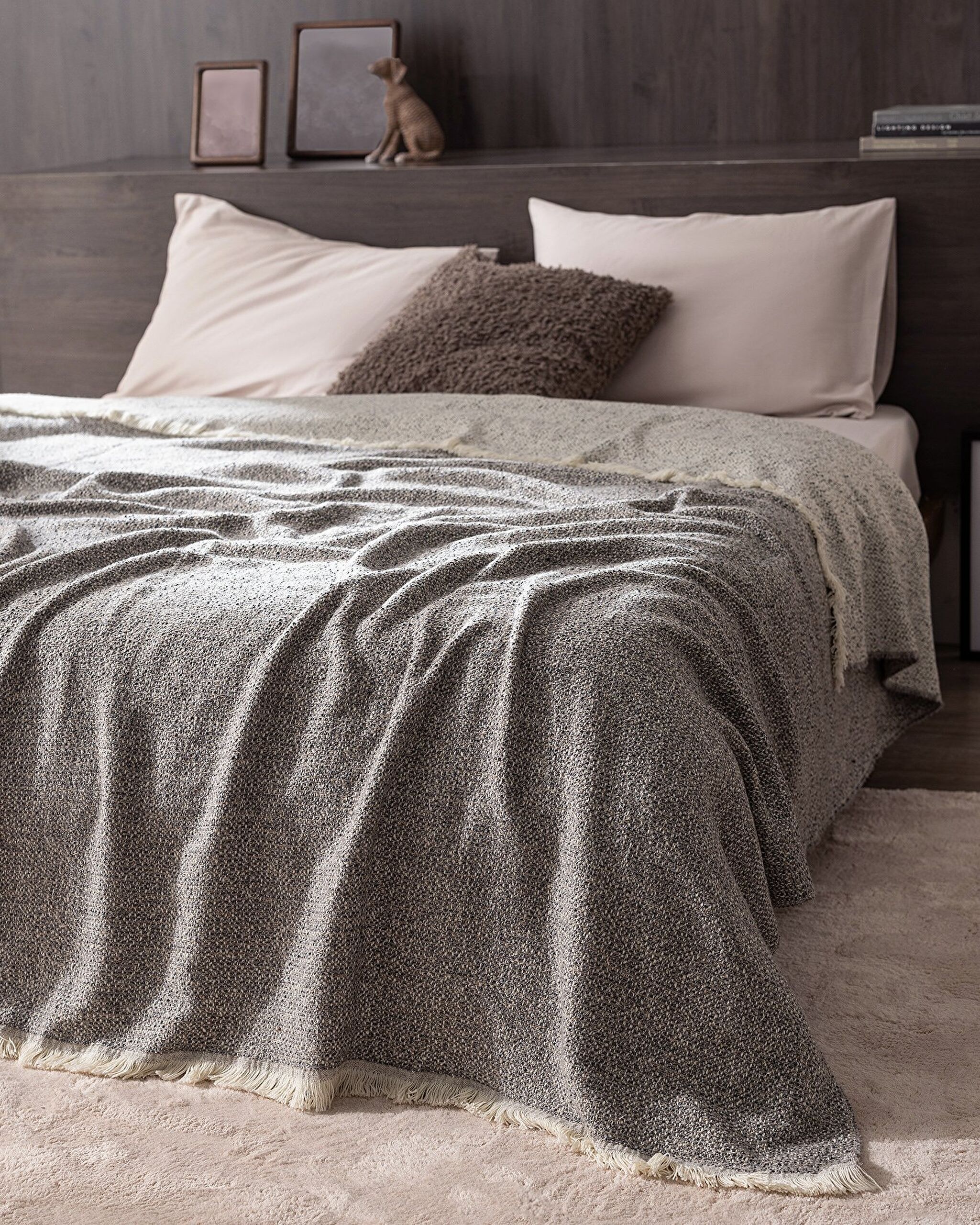 Couverture Double Alpagny - Gris - 1