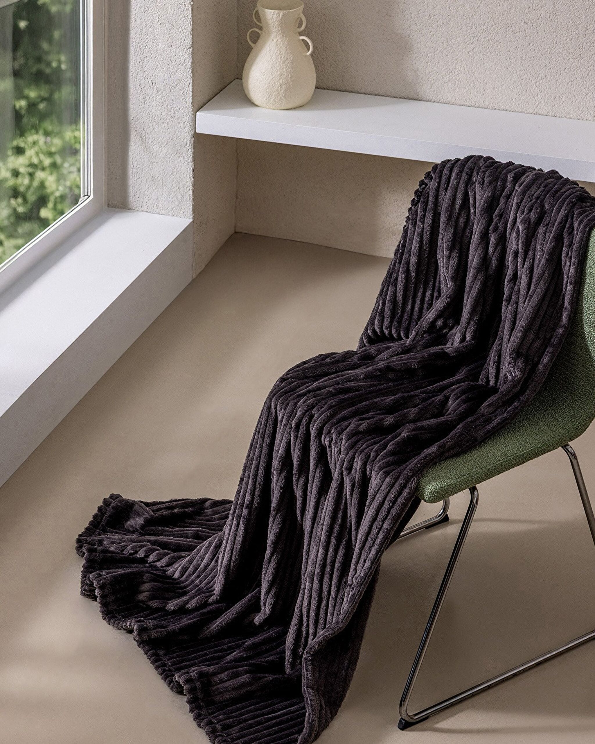 Corbeau Wellsoft Düz  Battaniye - 1