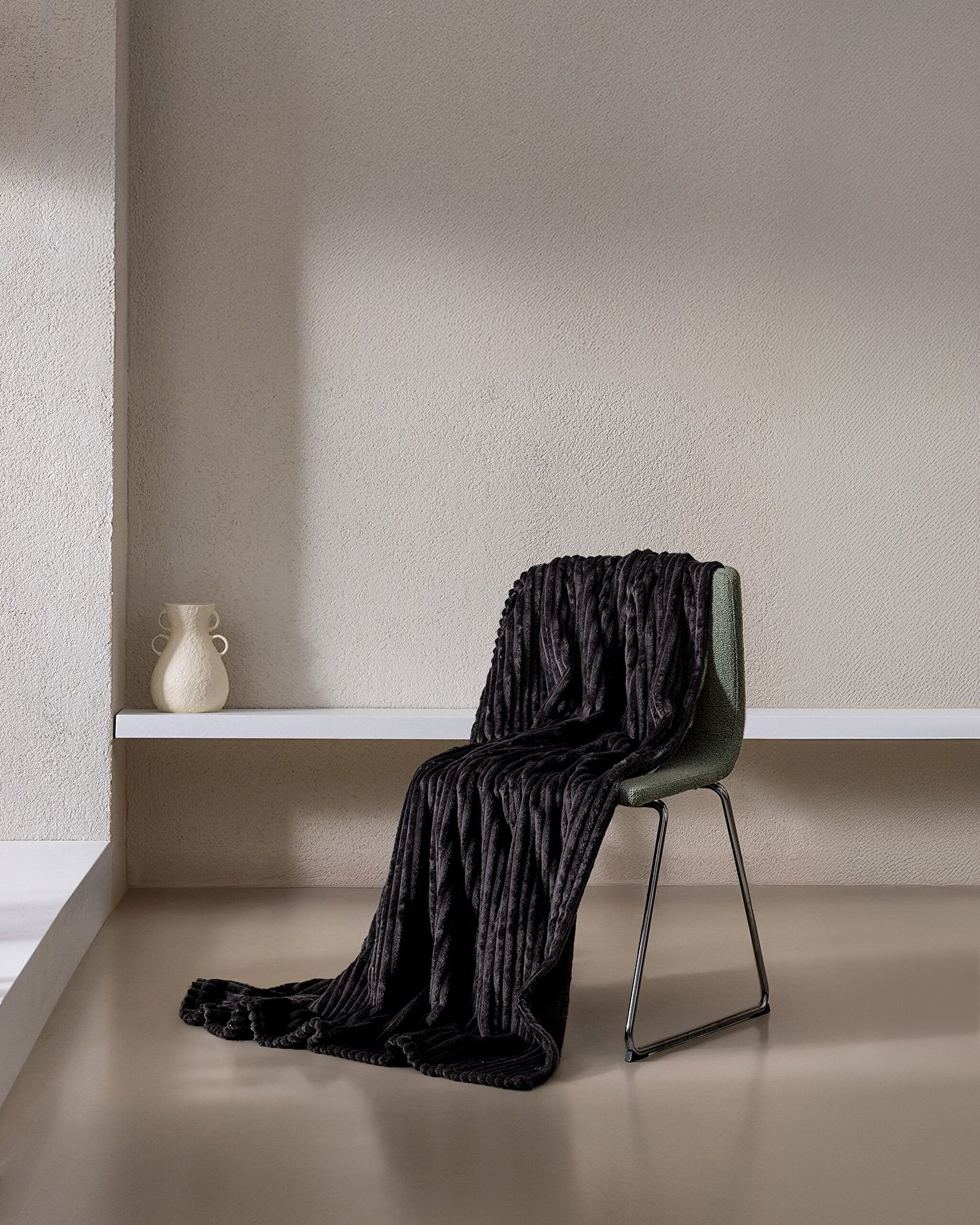 Corbeau Wellsoft Düz  Battaniye - 0