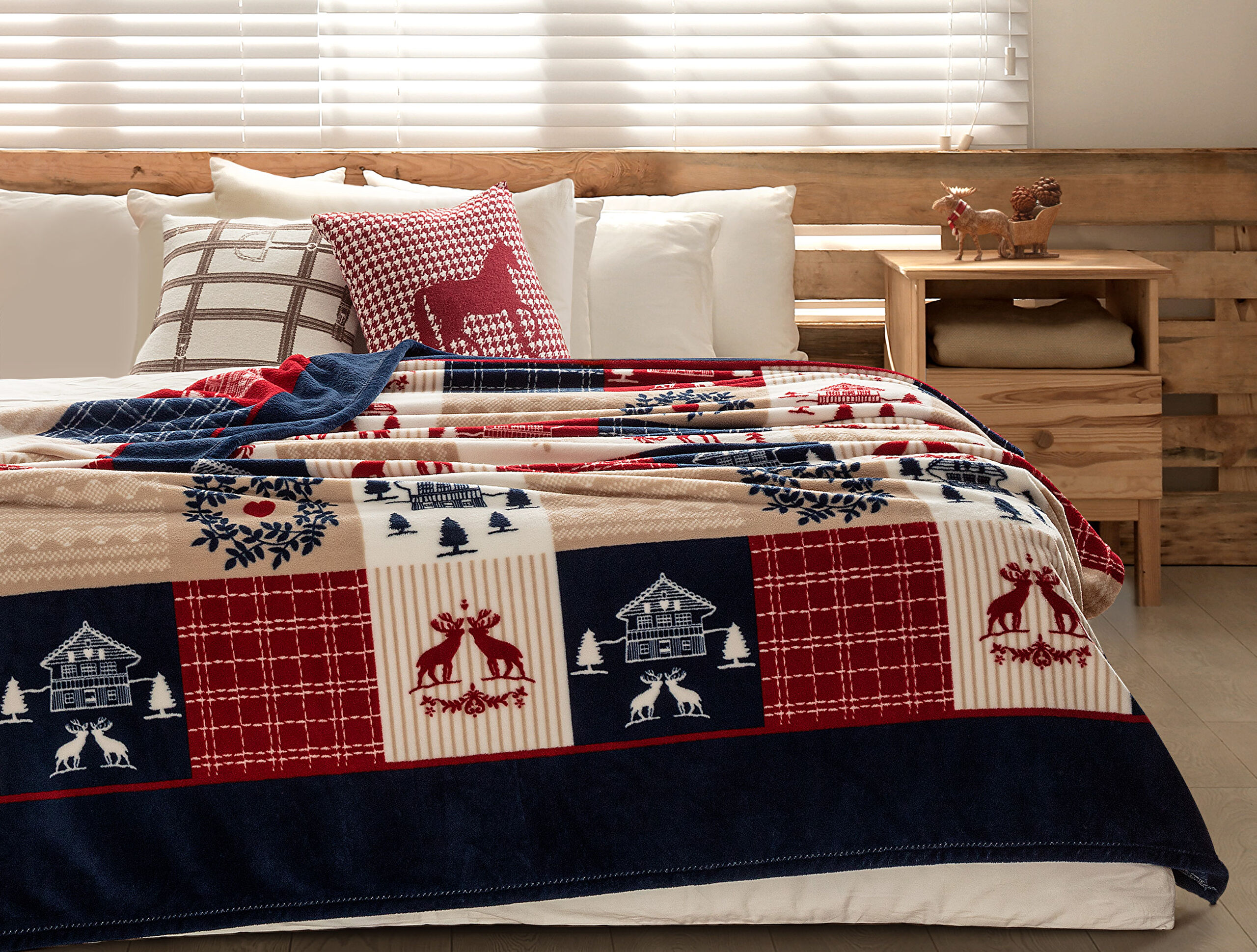 Albert Welsoft Polar Printed Single Blanket - Beige - 0