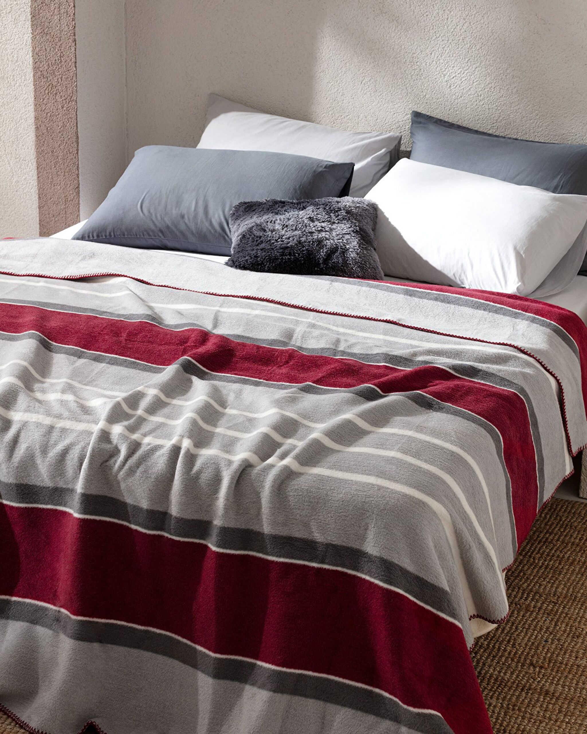 ⁠ Βαμβακερή Κουβέρτα Lozere Jacquard_2}