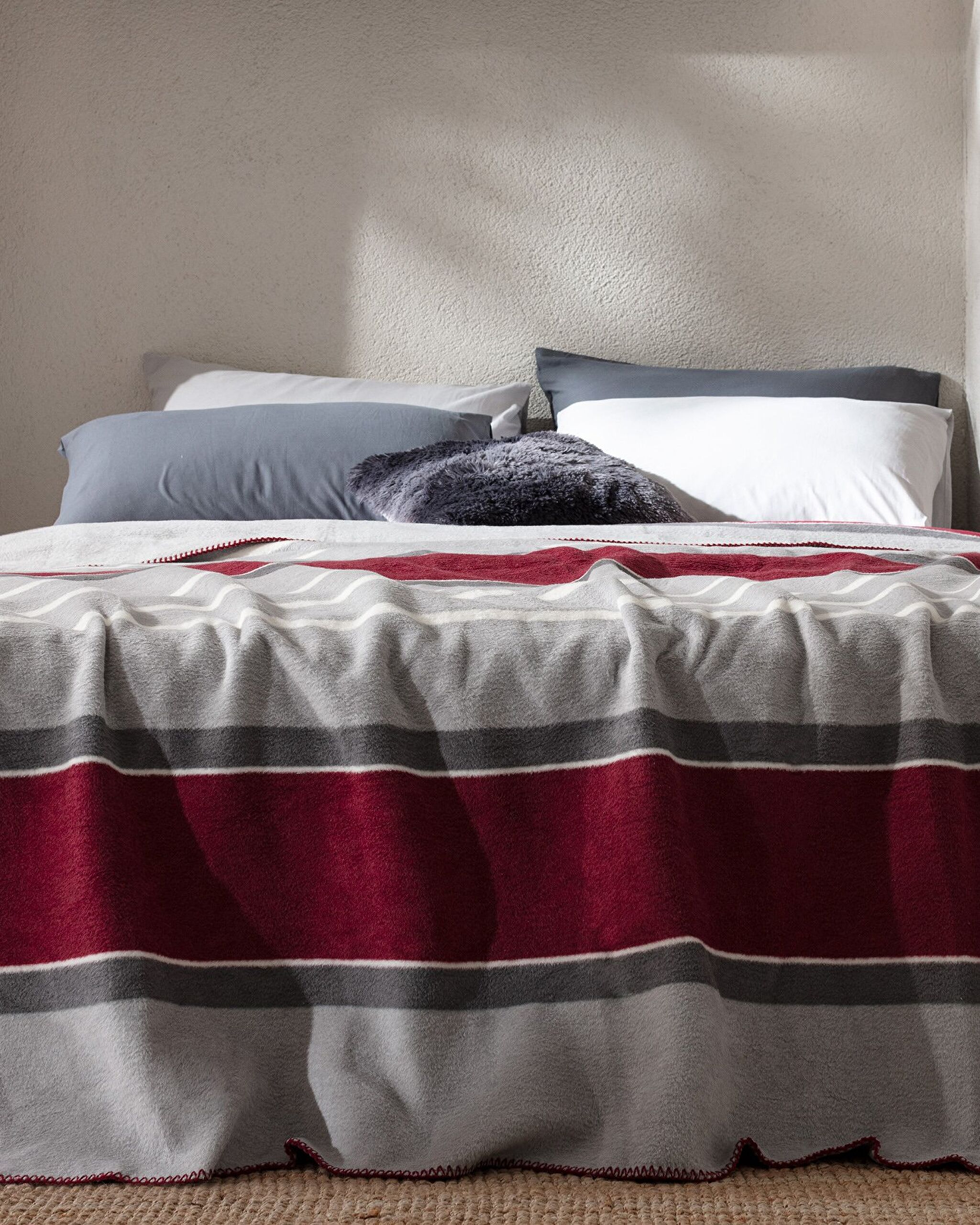 ⁠ Βαμβακερή Κουβέρτα Lozere Jacquard_1}
