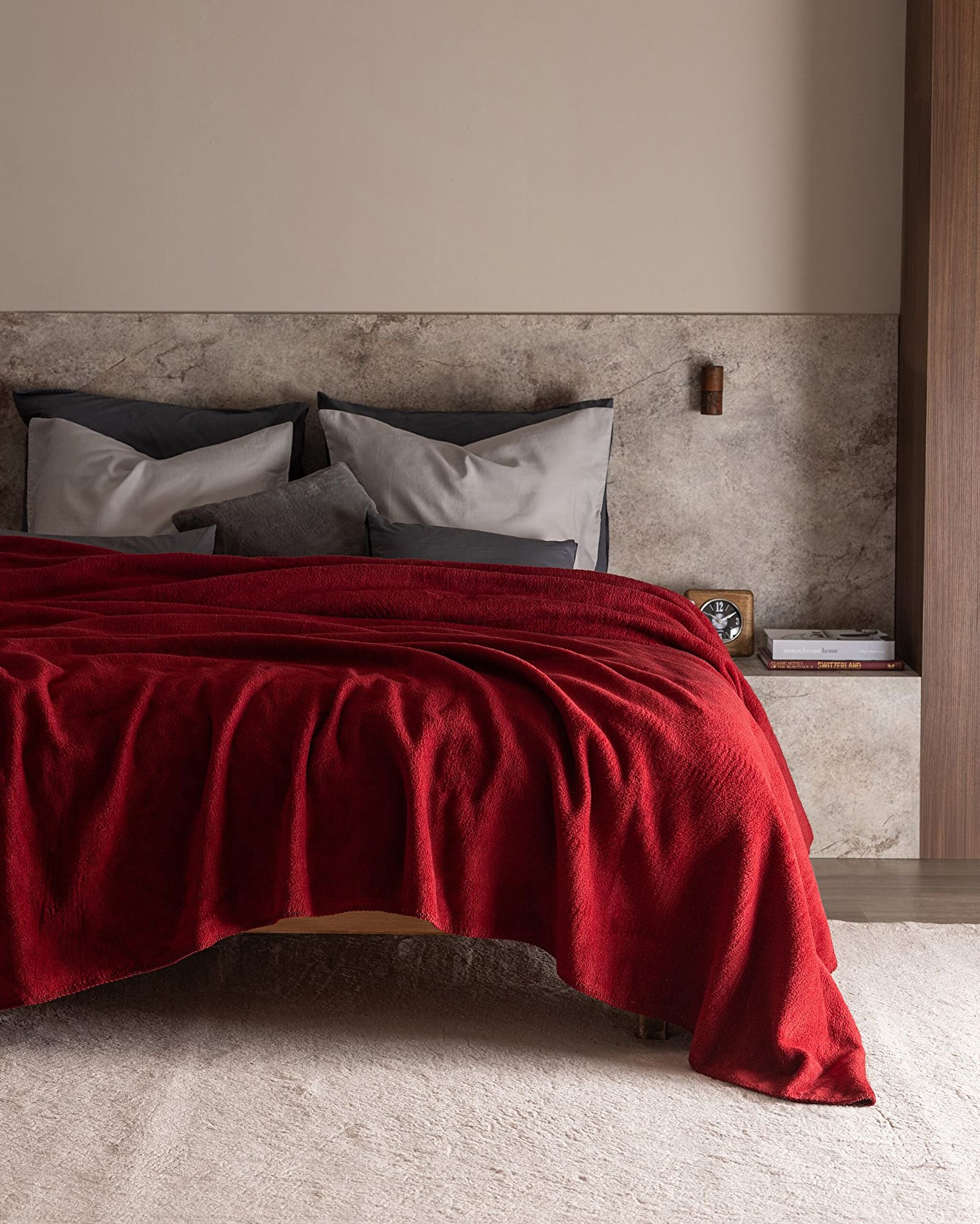 بطانية قطنية سادة من الجاكار - 0