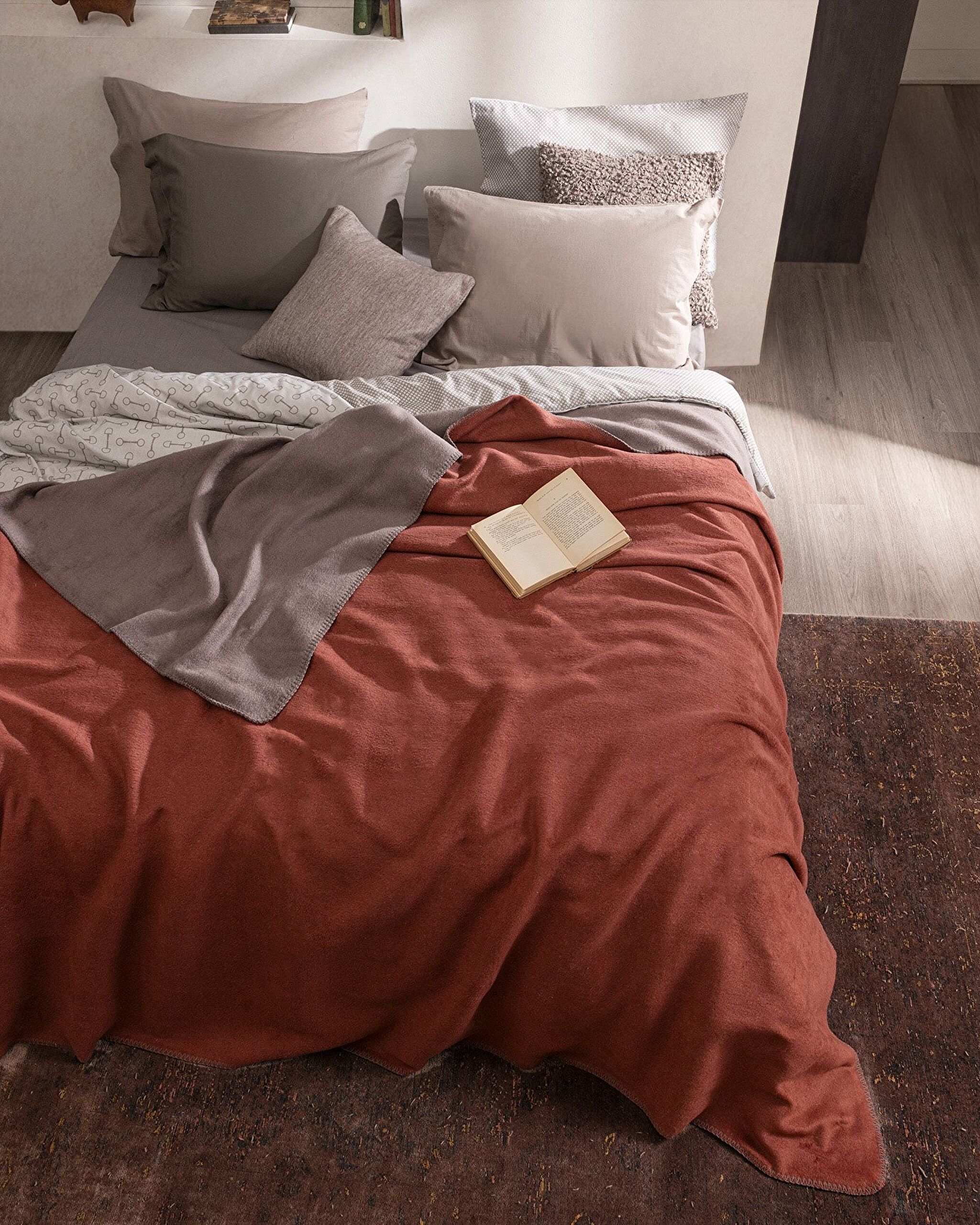 Caureo Jakarlı Pamuklu Battaniye - 3