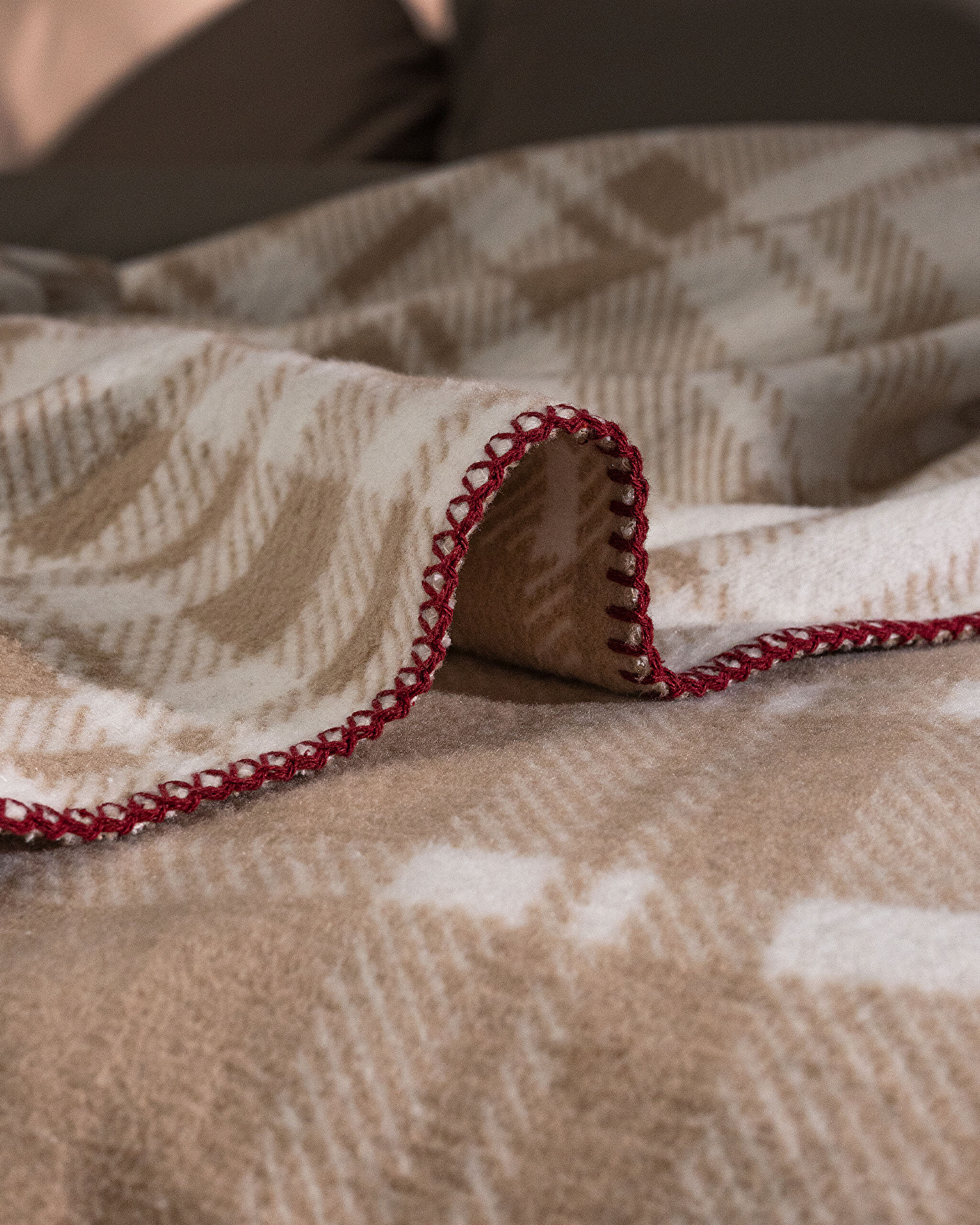 Faureux Jakarlı Pamuklu Battaniye - 7