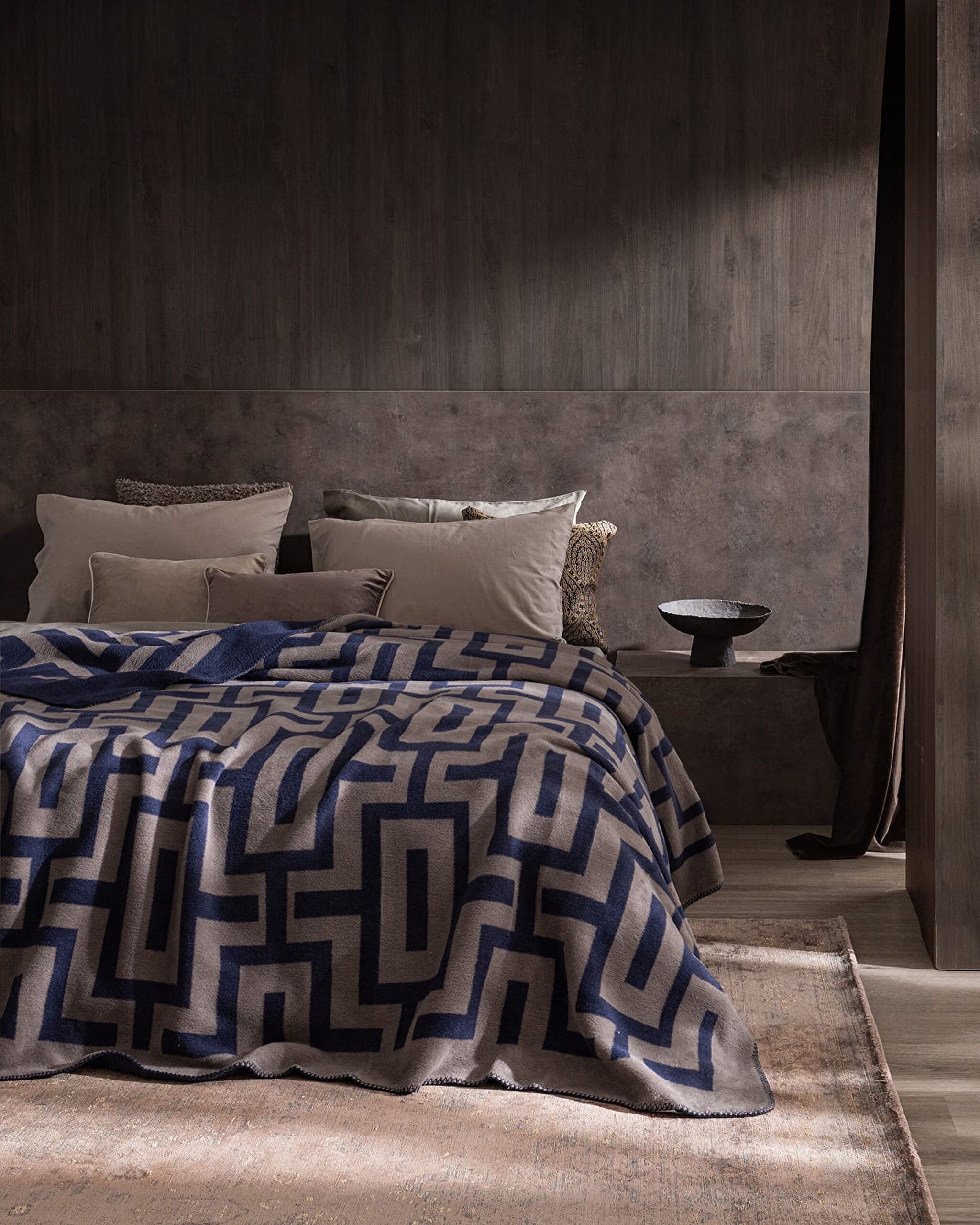 Corveau Jakarlı Pamuklu Battaniye - 0