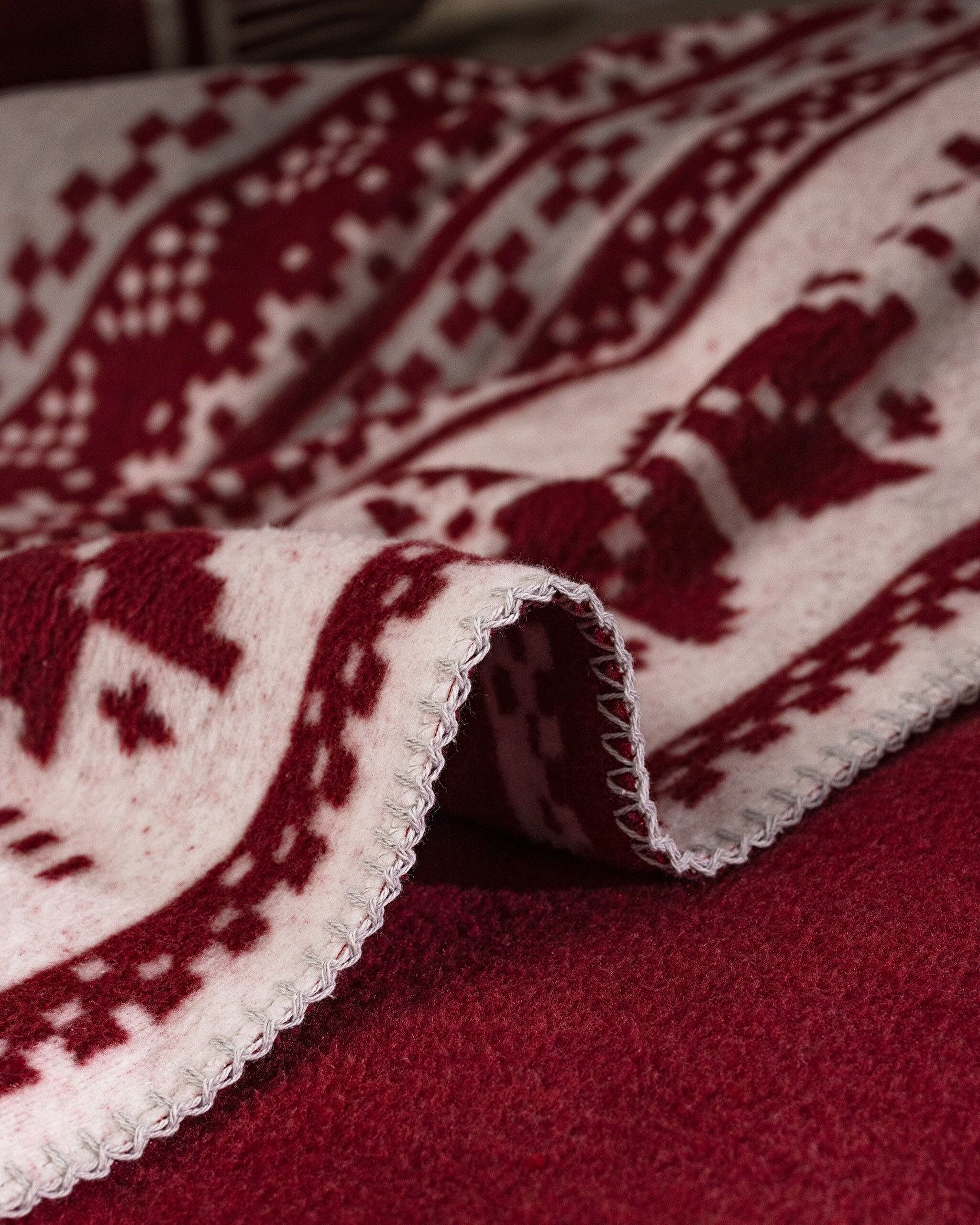 Caumel Jakarlı Pamuklu Battaniye - 7