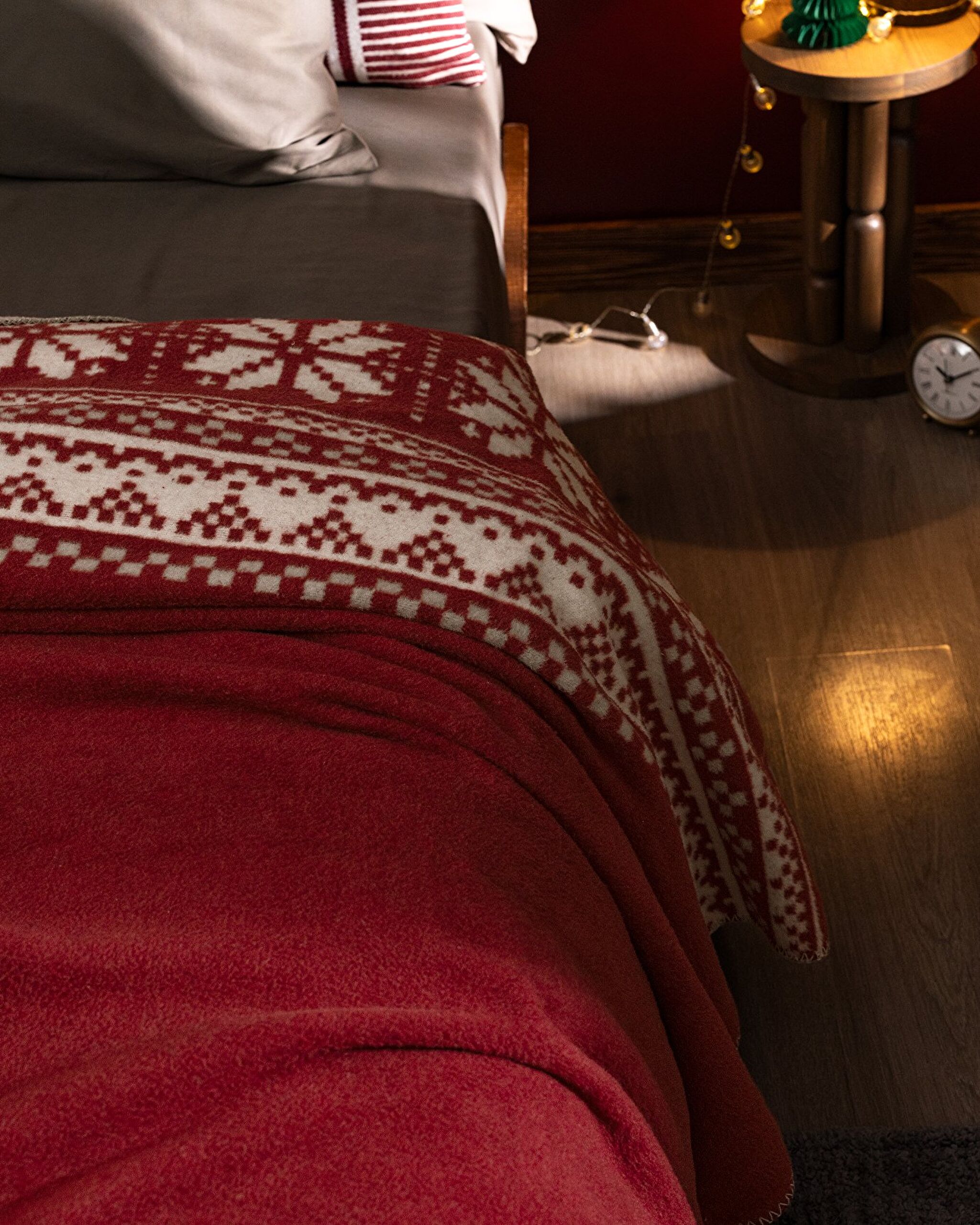 Caumel Jakarlı Pamuklu Battaniye - 2