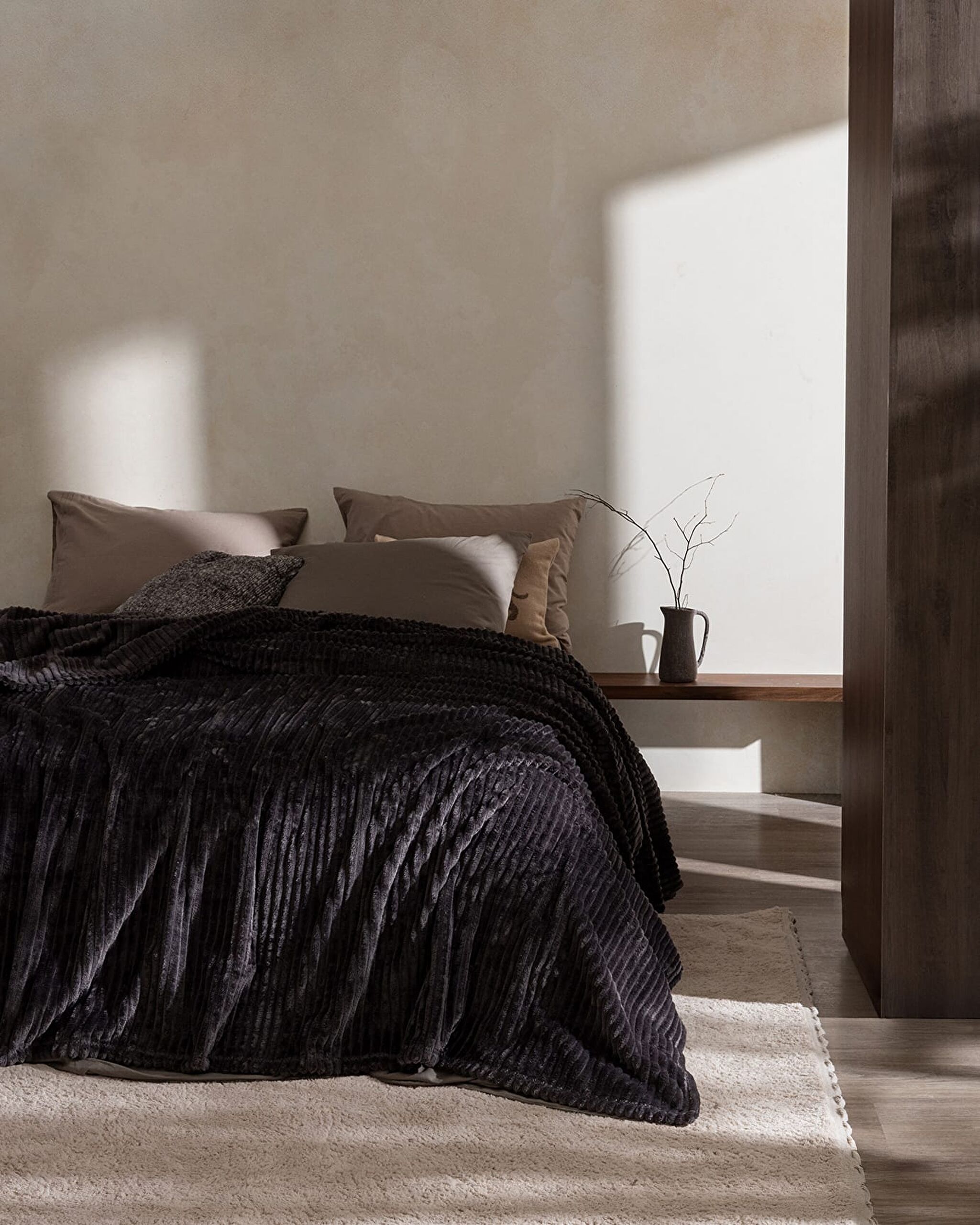 Corbeau Wellsoft Düz  Battaniye - 0