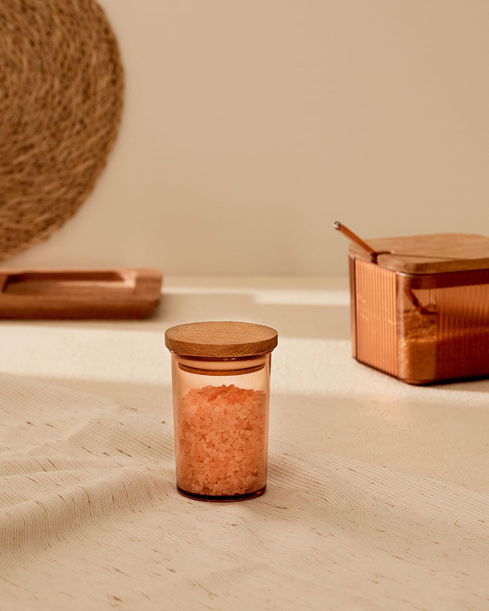 Renard Wooden Spice Rack with Cover - 1