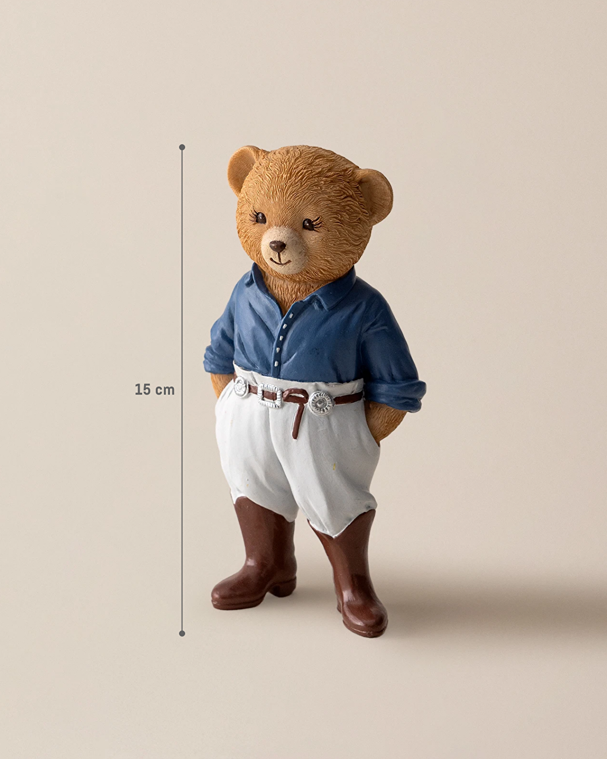 Emma Figurine - Navy Blue/Grey - 5