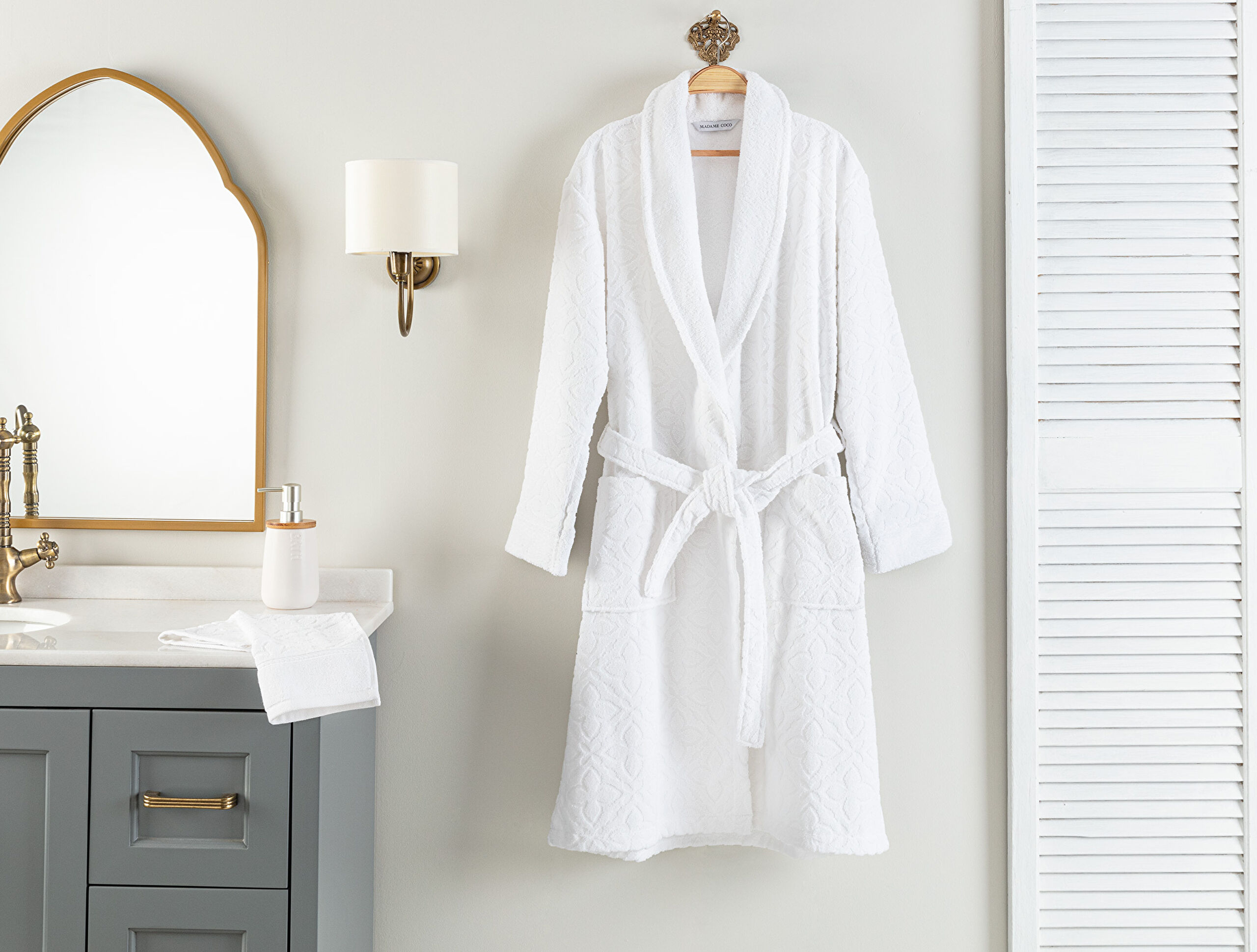 Chance Peignoir Col Châle Unisexe - 3