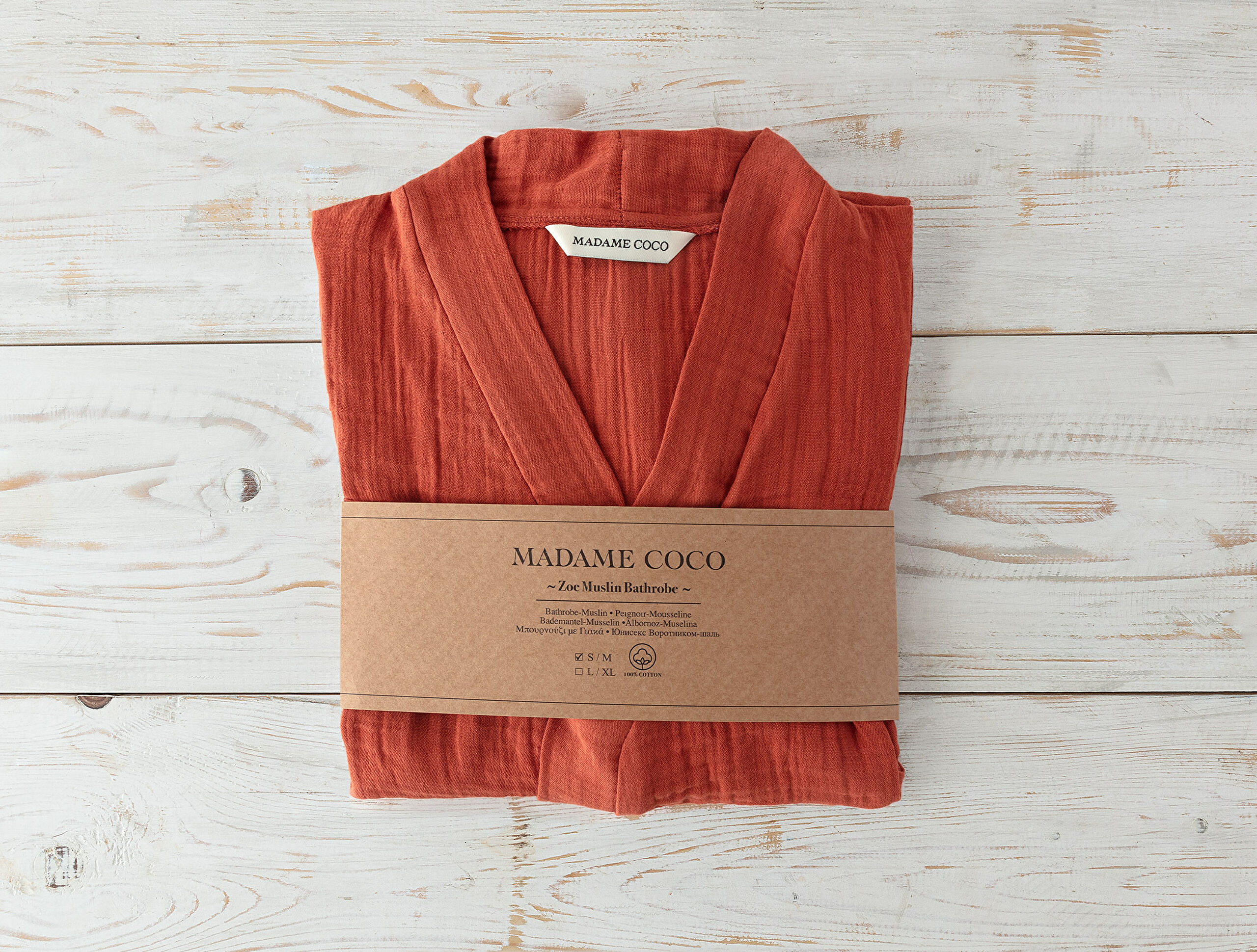 Zoe Muslin Bathrobe - 4