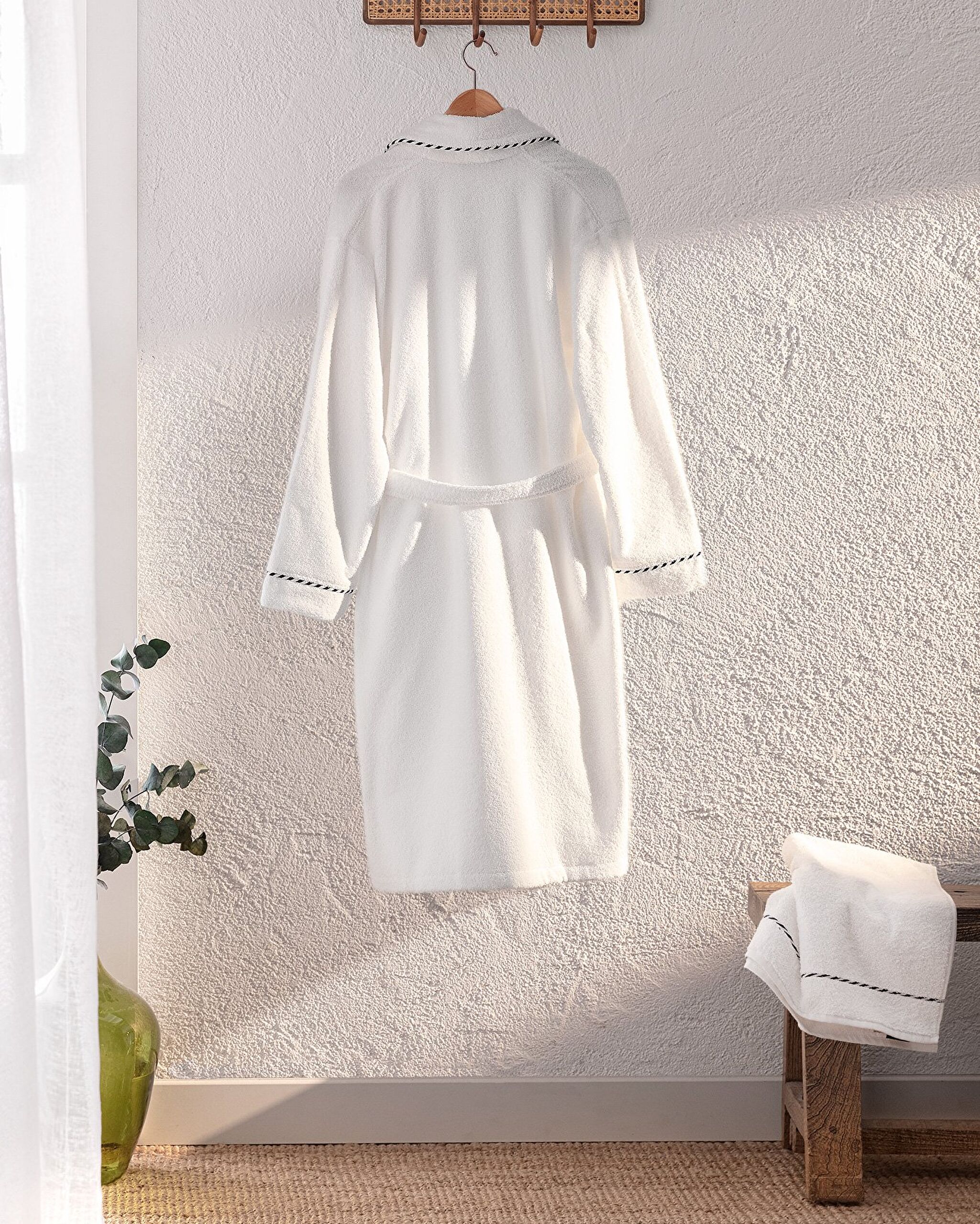 Jack Shawl Collar Unisex Bathrobe Set - 1