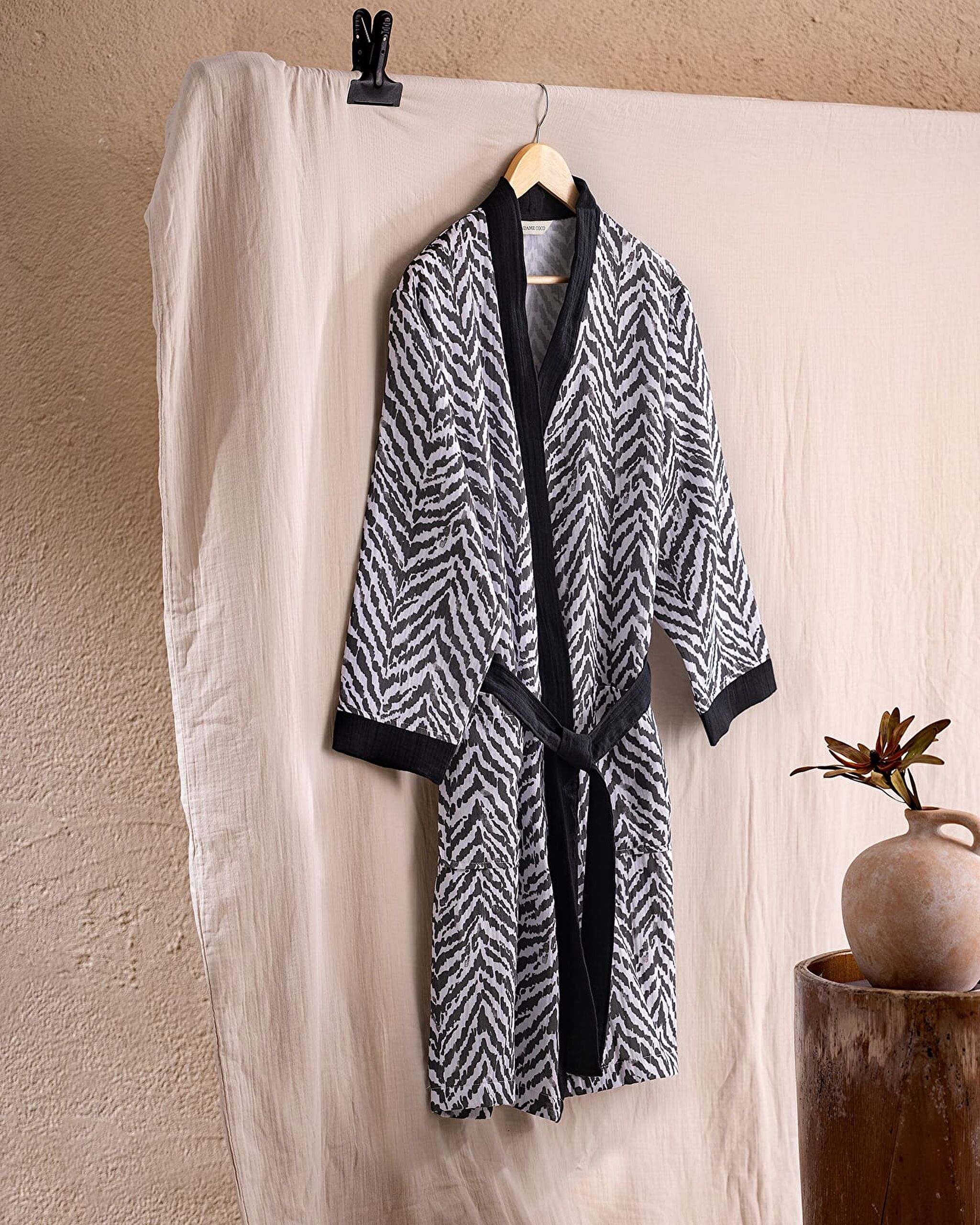 Adrianne Muslin Bathrobe - 0