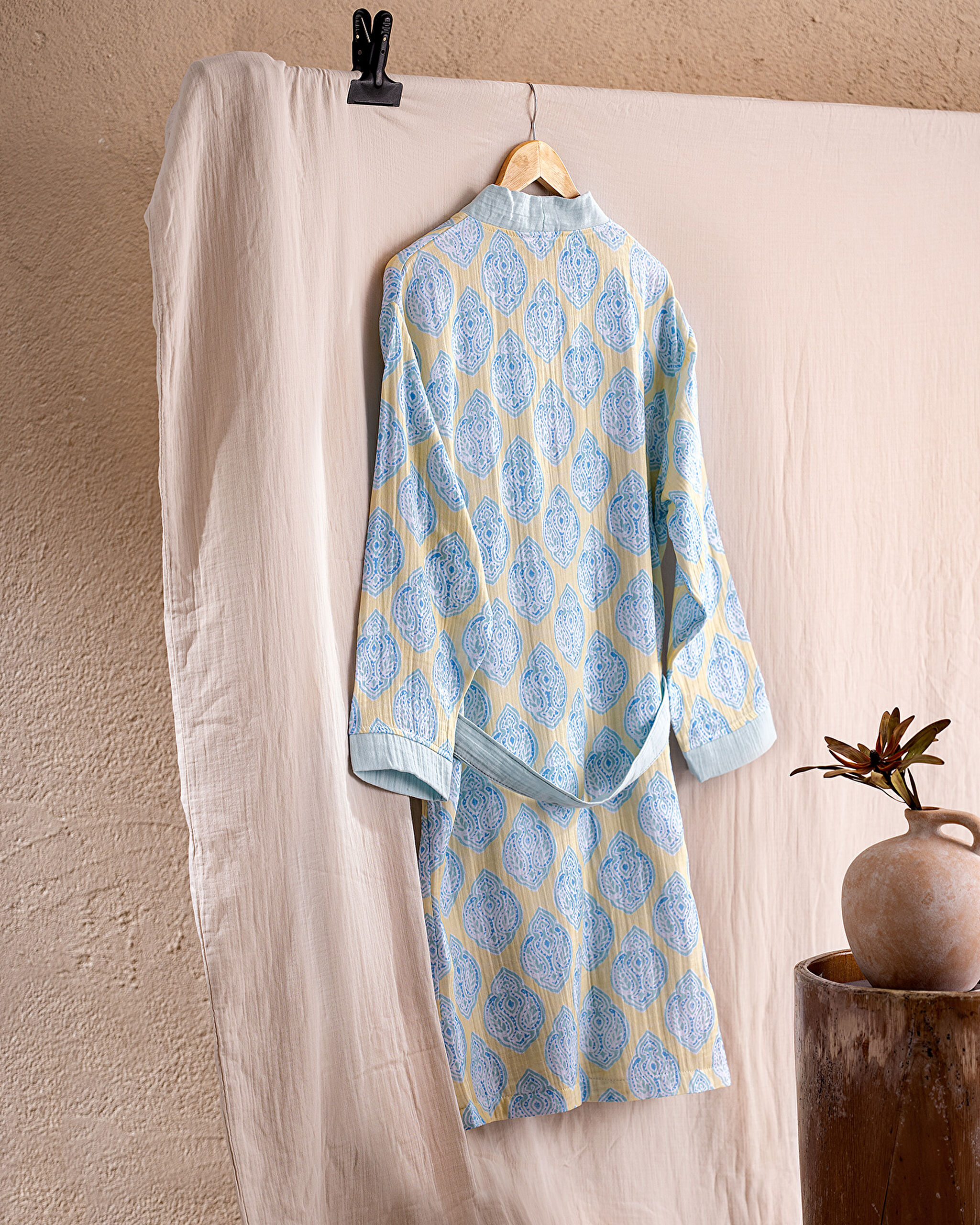 Aubina Muslin Bathrobe - 1