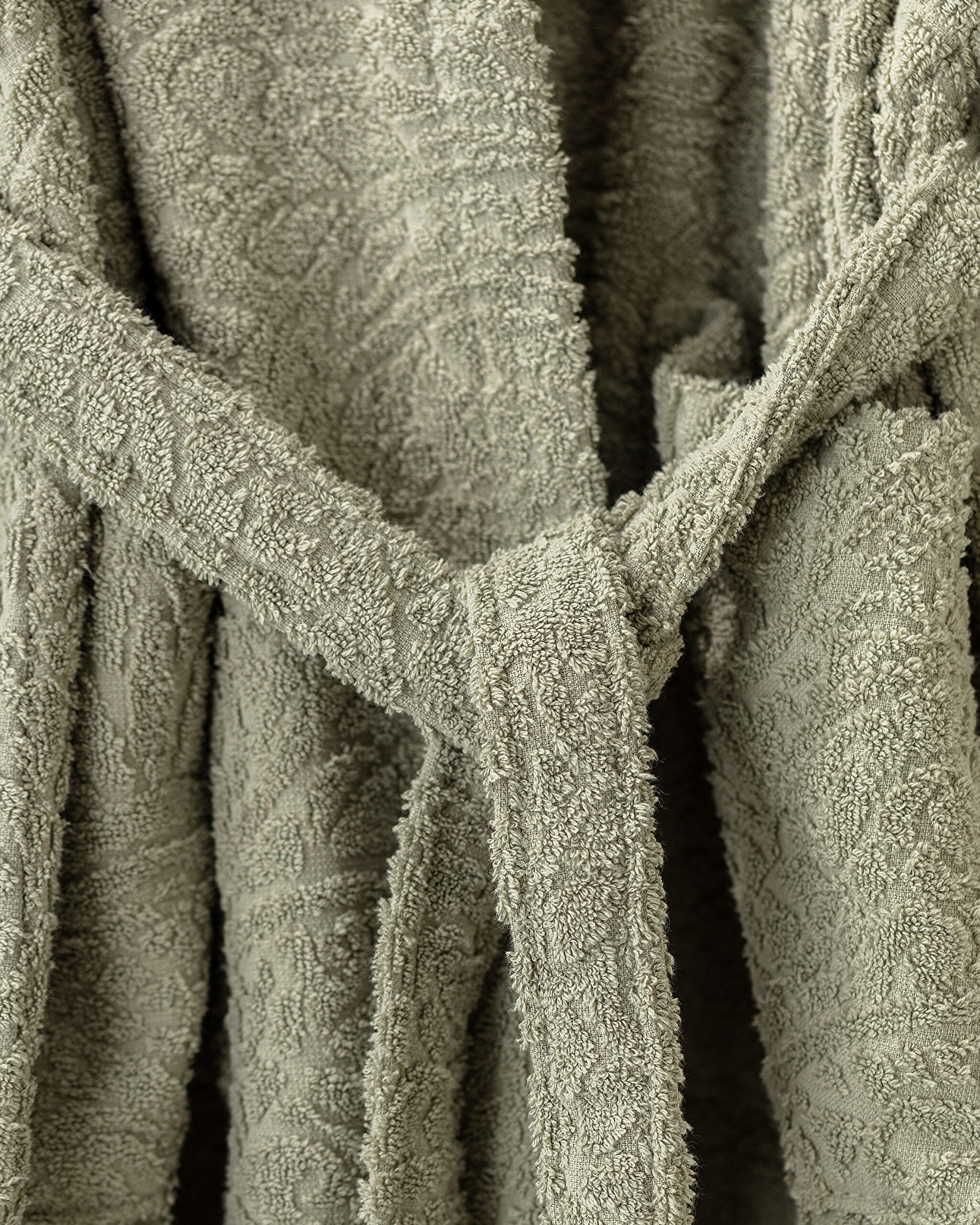 Bernay Jacquard-schalkragen Unisex-bademantel - 4