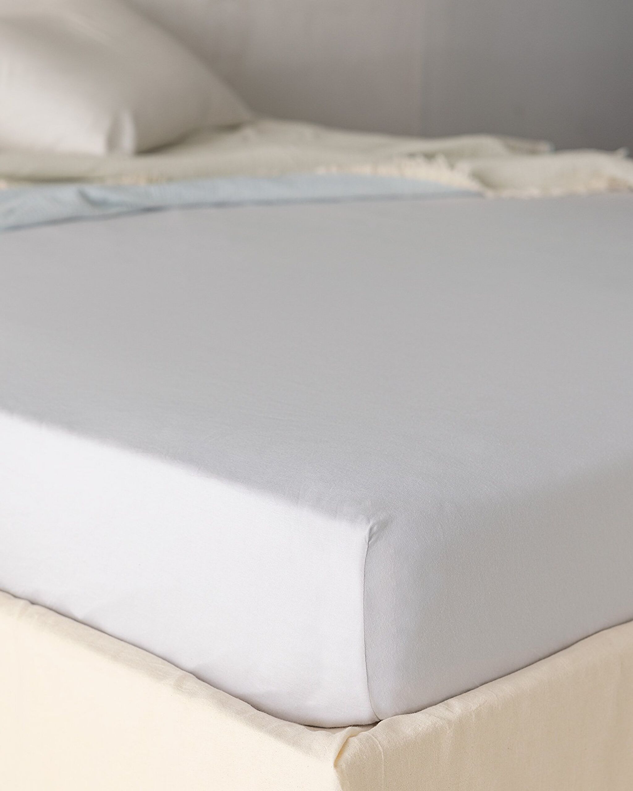 Belle Single Plus Elastisch Bamboelaken - Grijs - 0