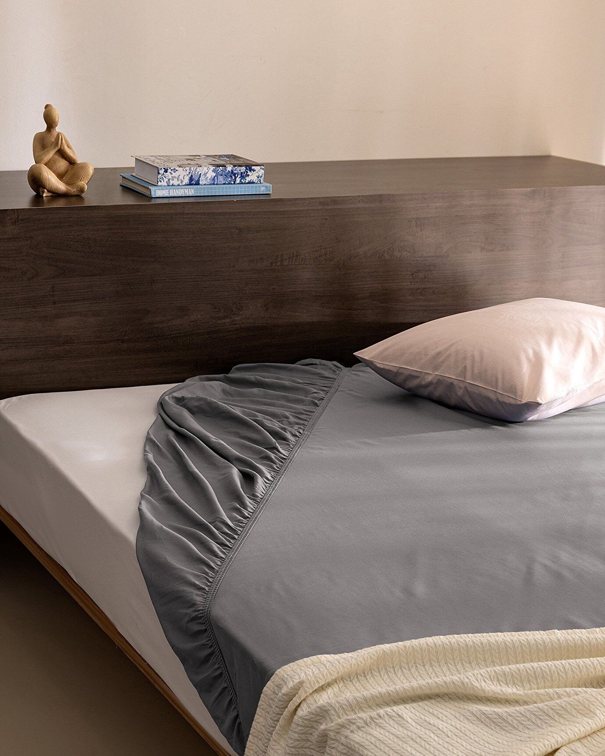 Ciel Satin Fitted Sheet - 0