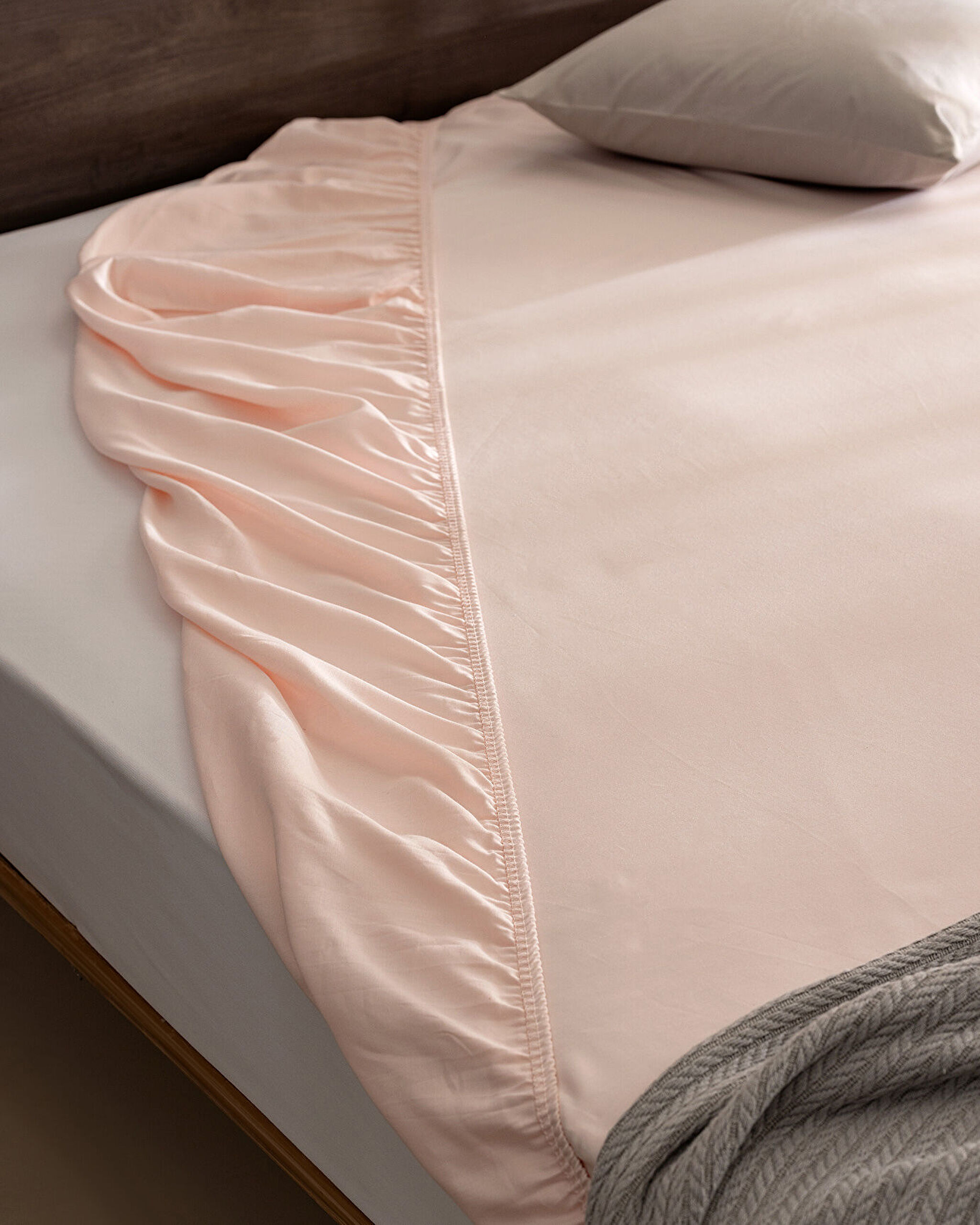 Ciel Satin Fitted Sheet - 1