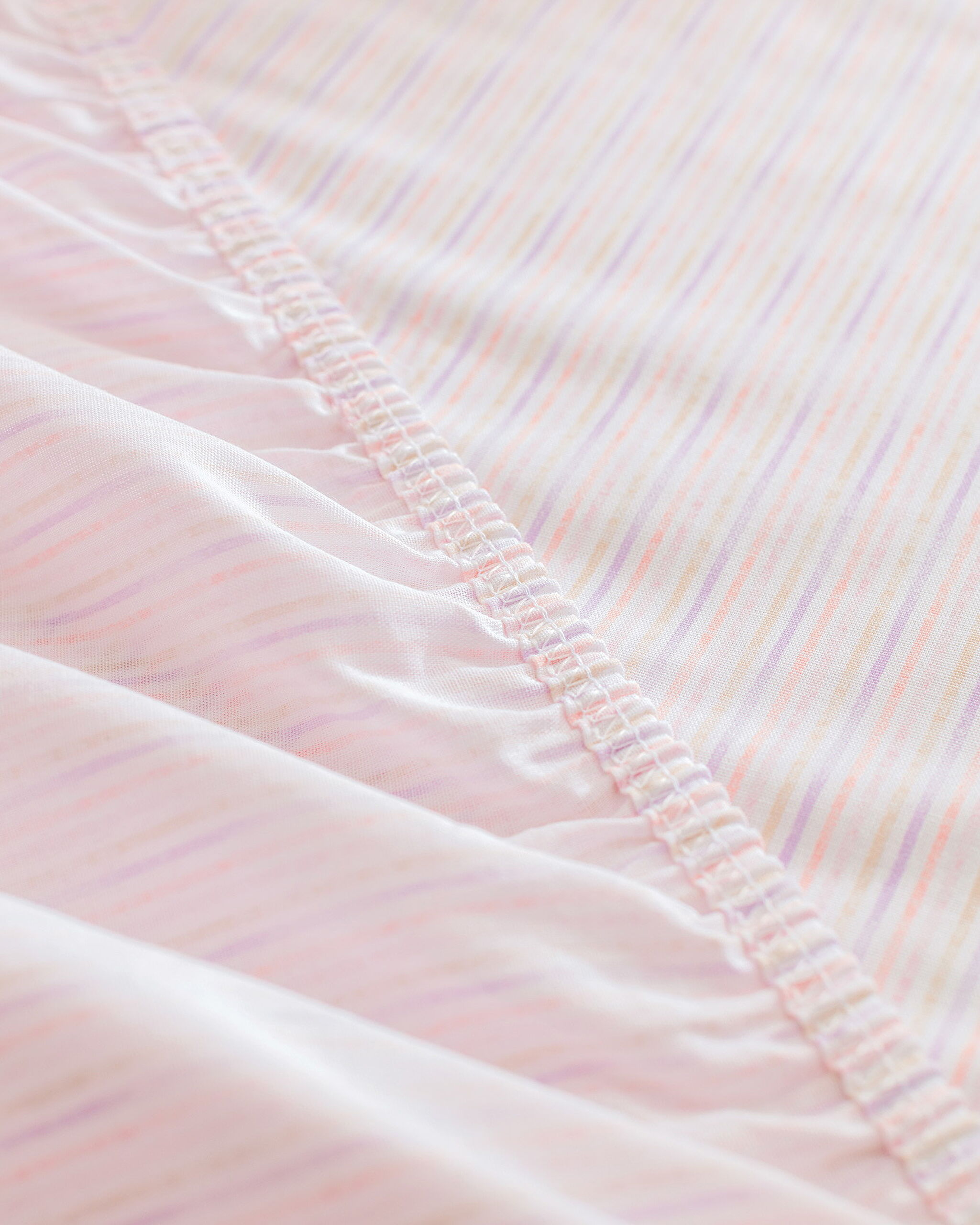 Ensemble de draps-housses Ranforce imprimés 100 % coton Carlo Single - Fleur de grenade - 5