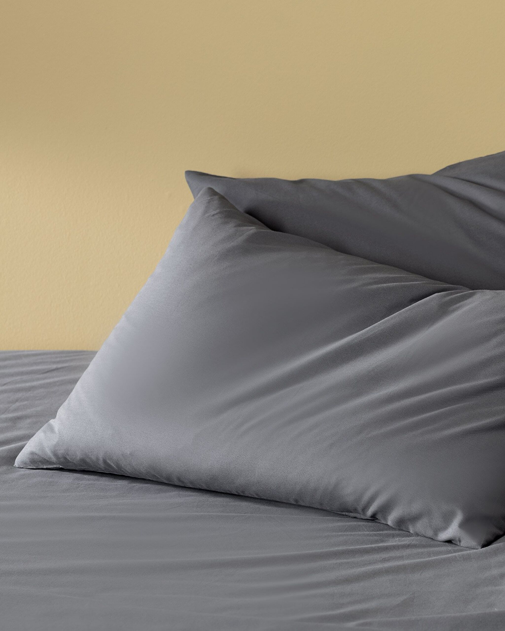 Parure de draps-housses Manon 100 % coton Ranforce - Anthracite - 1