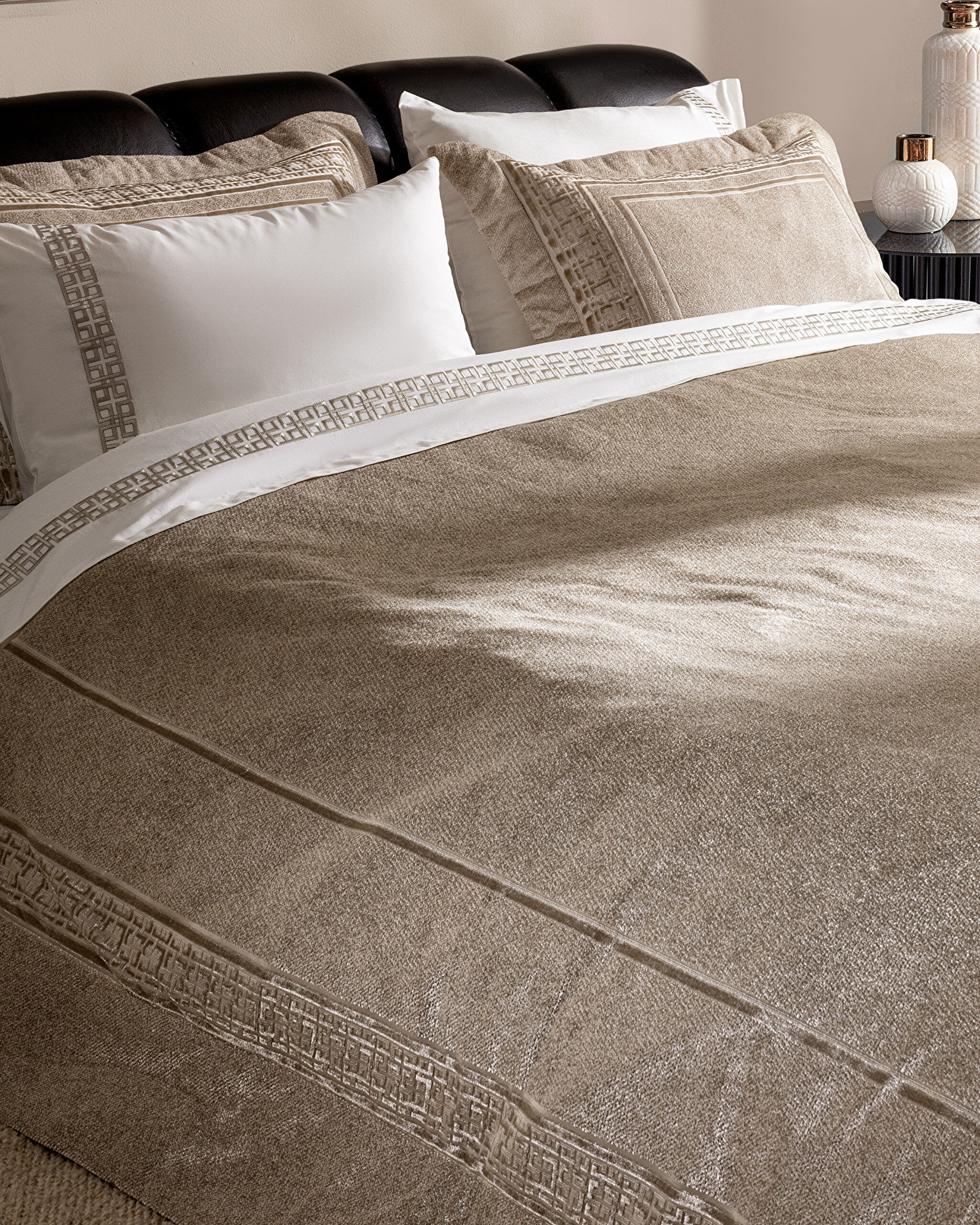 Ensemble de dot double 8 pièces Espelette - Or - 1