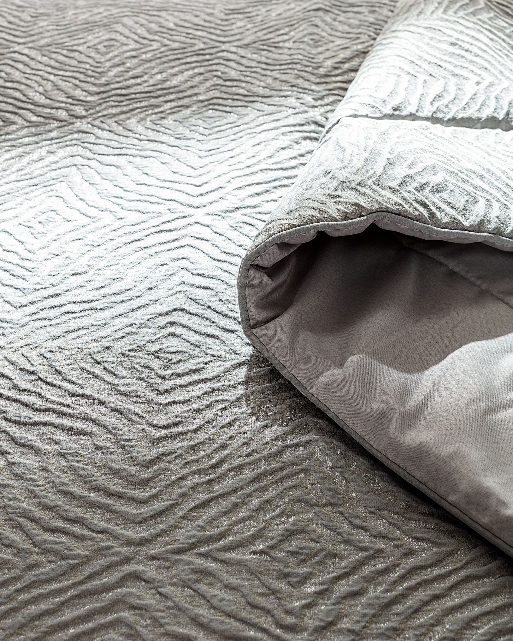 Ensemble de dot double 8 pièces Vence - Gris - 8