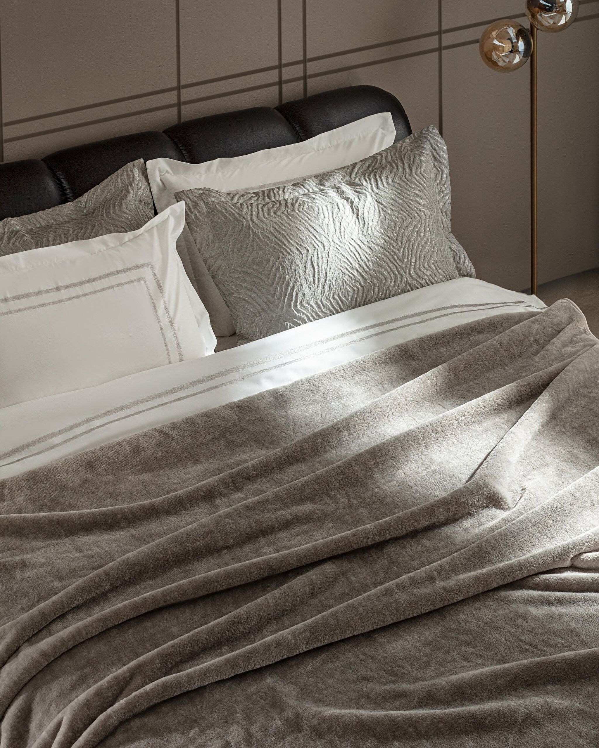 Ensemble de dot double 8 pièces Vence - Gris - 5